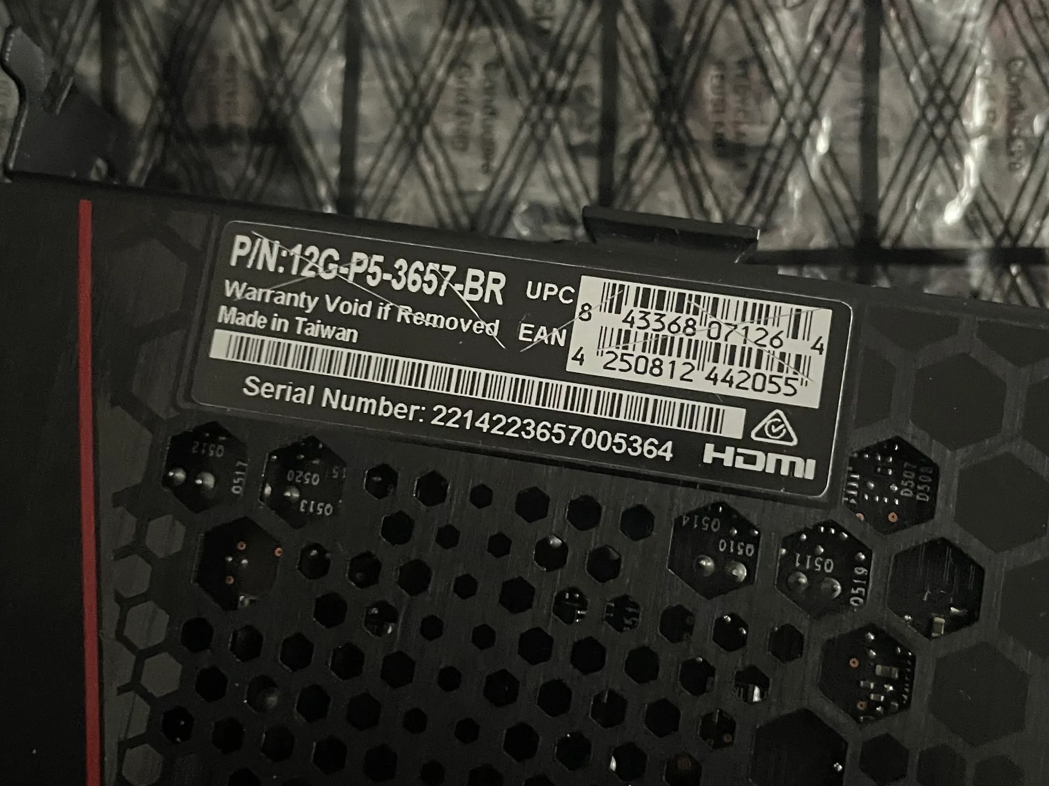 ("BROKEN") Evga 3060 12 gb