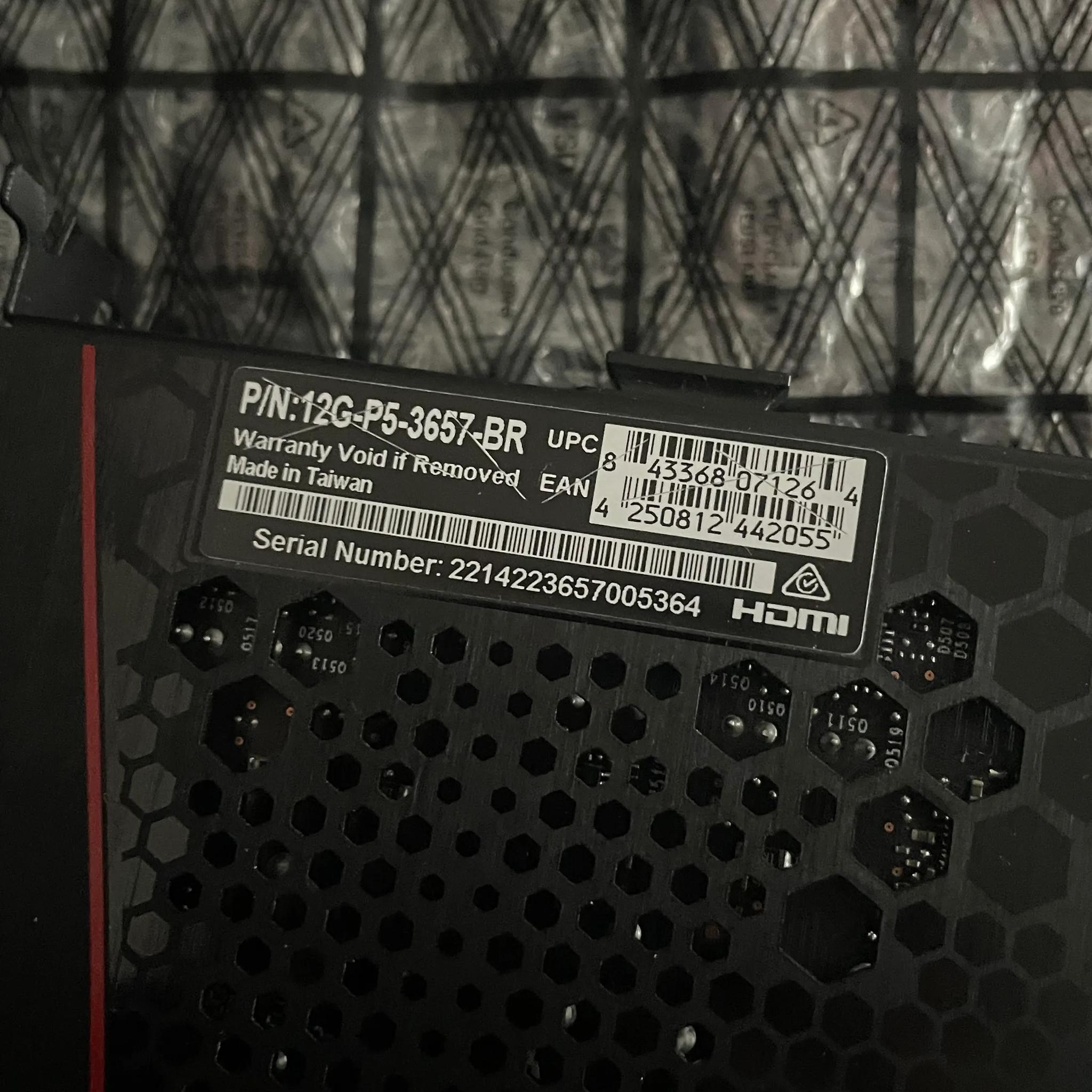 ("BROKEN") Evga 3060 12 gb