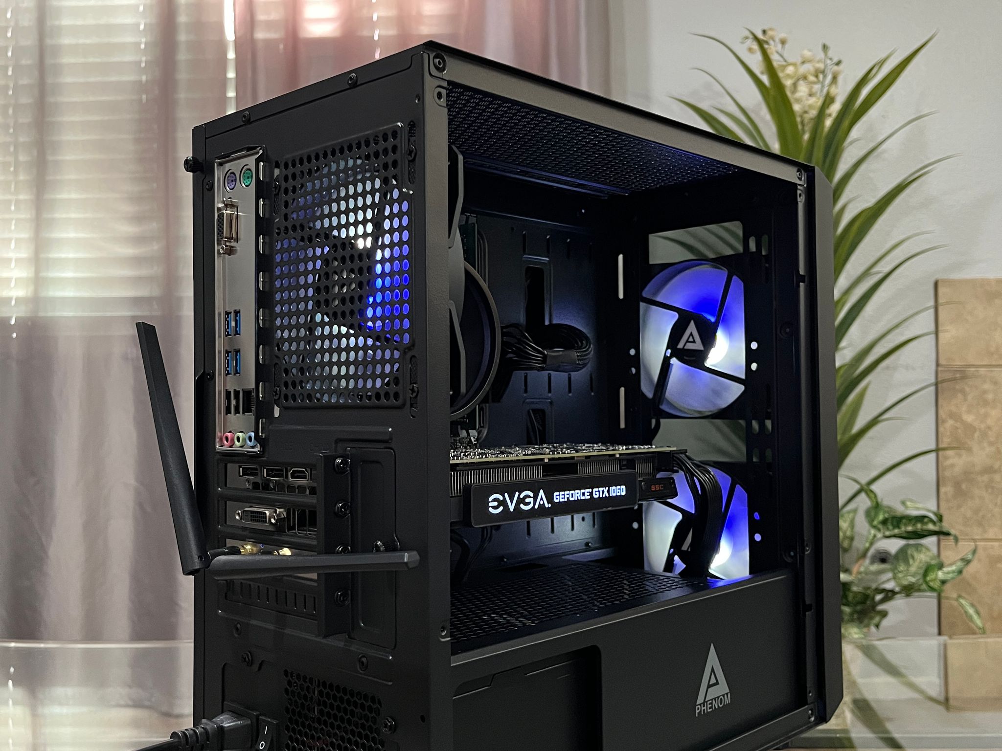 GTX 1060 6GB, Ryzen 7 1700, 8GB RAM | Black RGB Gaming Computer/Pc