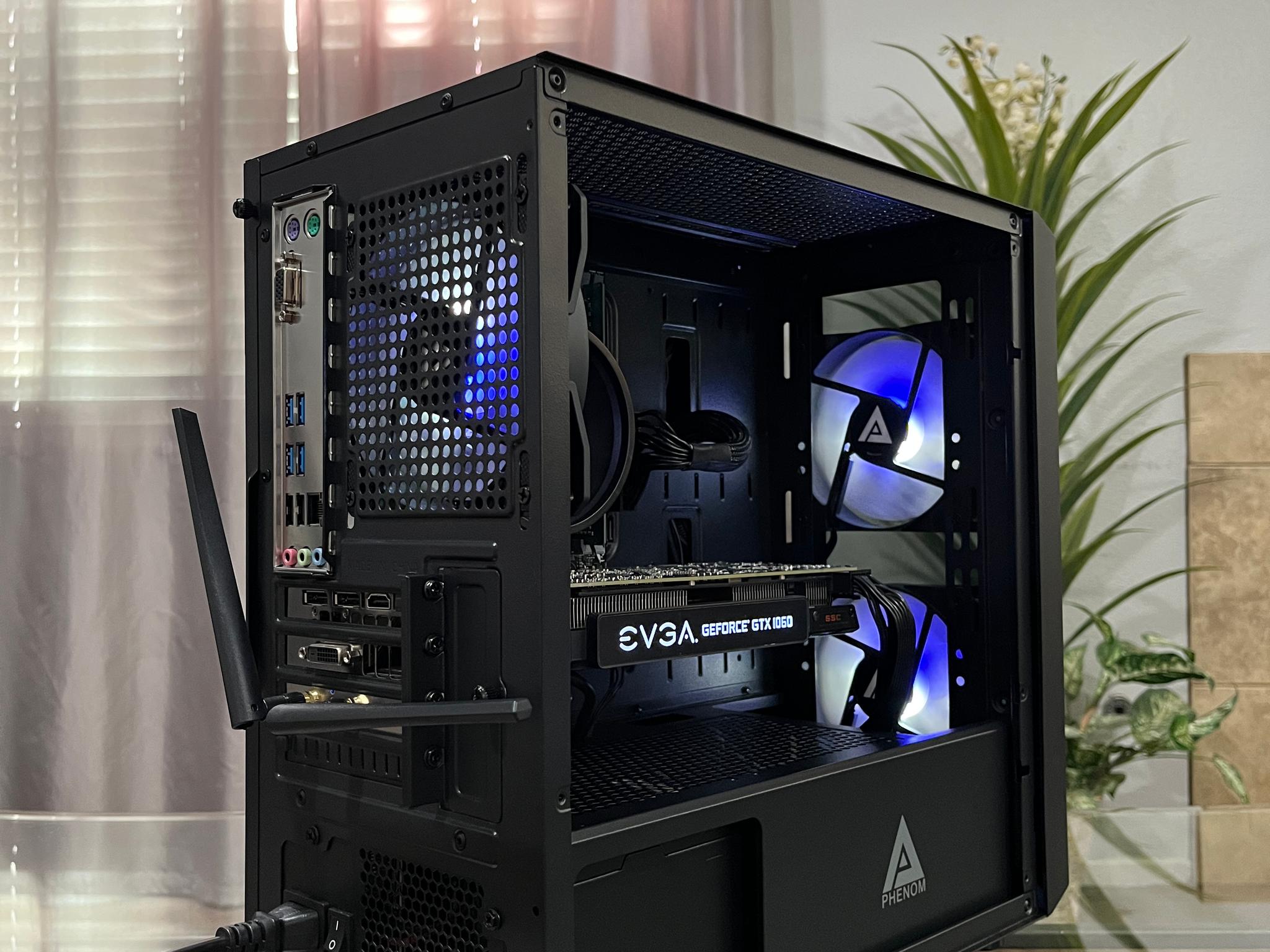 GTX 1060 6GB, Ryzen 7 1700, 8GB RAM | Black RGB Gaming Computer/Pc