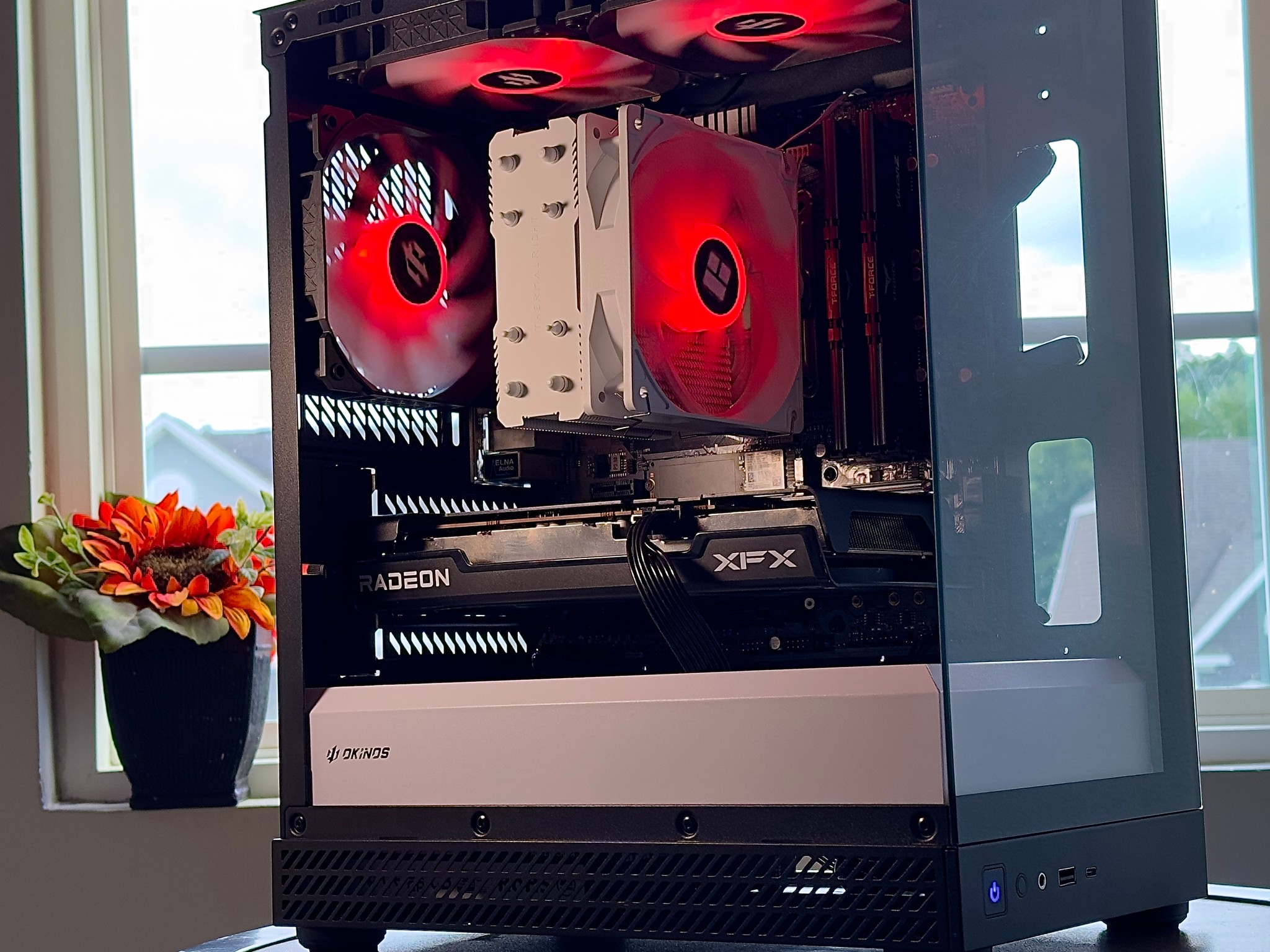 🤍🖤Custom Gaming PC🖤🤍 | RX 6600 | Ryzen 5 5600x | 16GB (3200hz) | WiFi | Windows 11