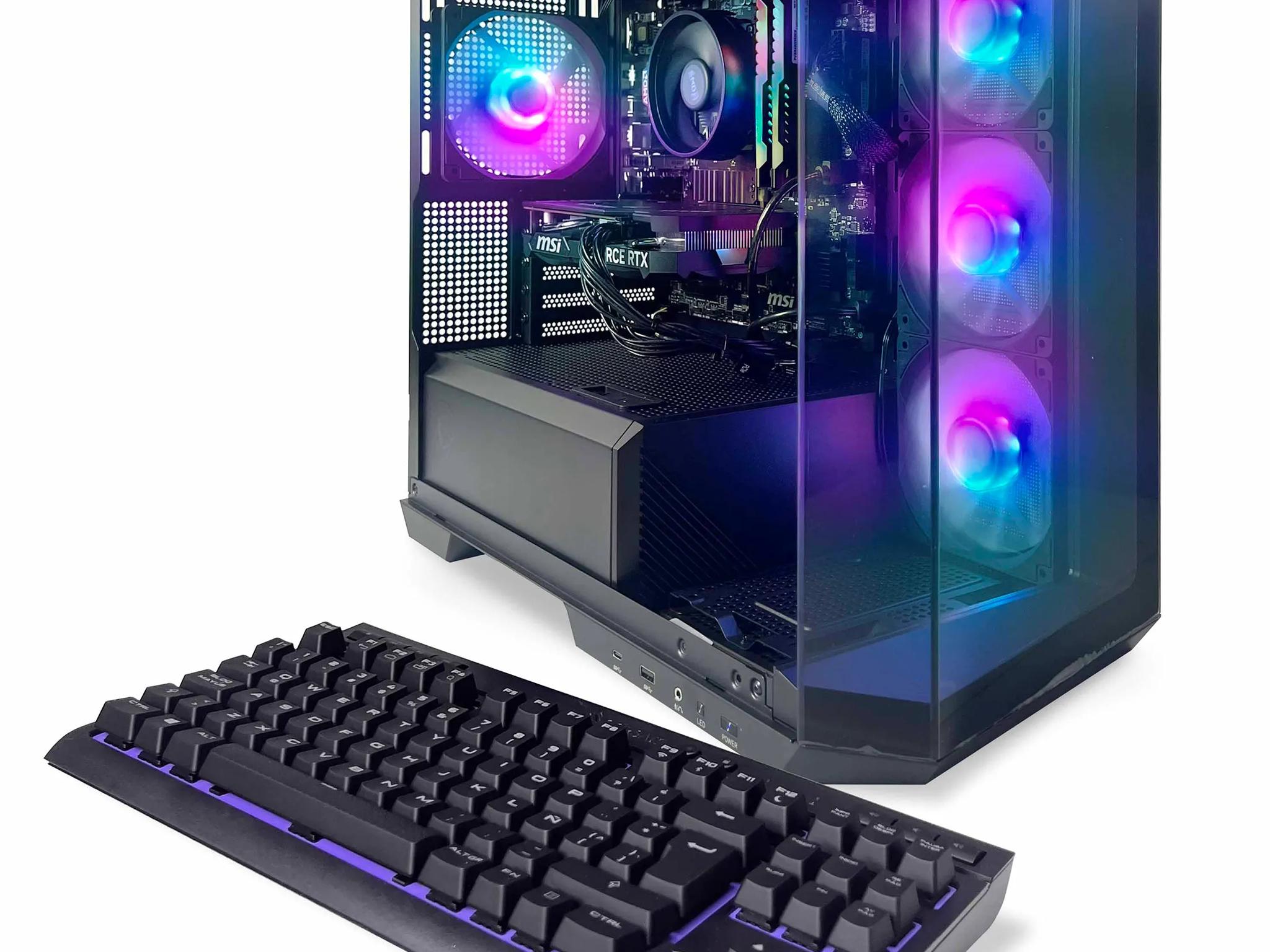 Titan 4060 PC | AMD R5 5600X | RTX 4060 | 1TB SSD | 16GB RAM | Wi-Fi | Bluetooth | Win 11 Home