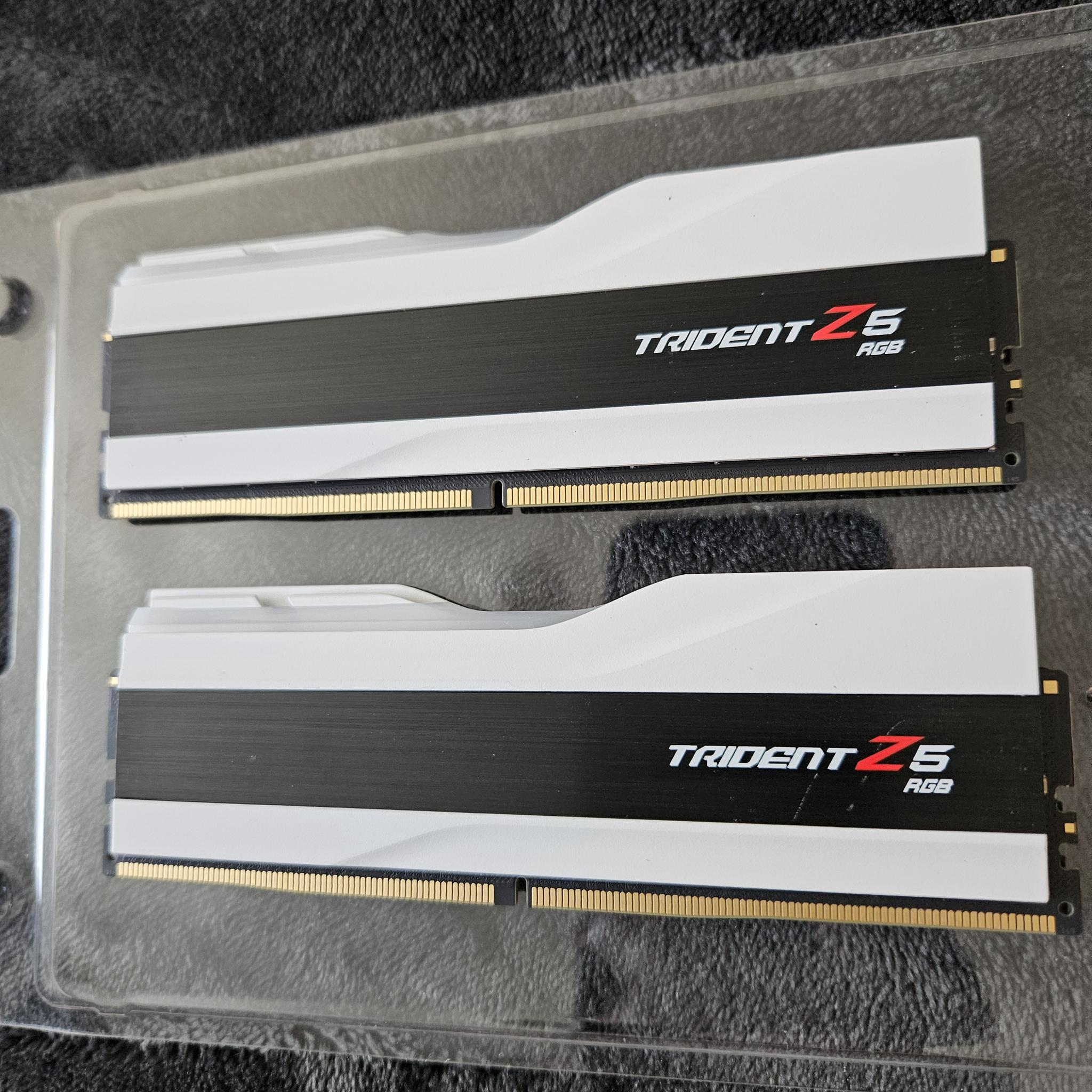 G.SKILL Trident Z5 RGB 64GB (2 x 32GB) 288-Pin PC RAM DDR5 6400 Model F5-6400J3239G32GX2-TZ5RW