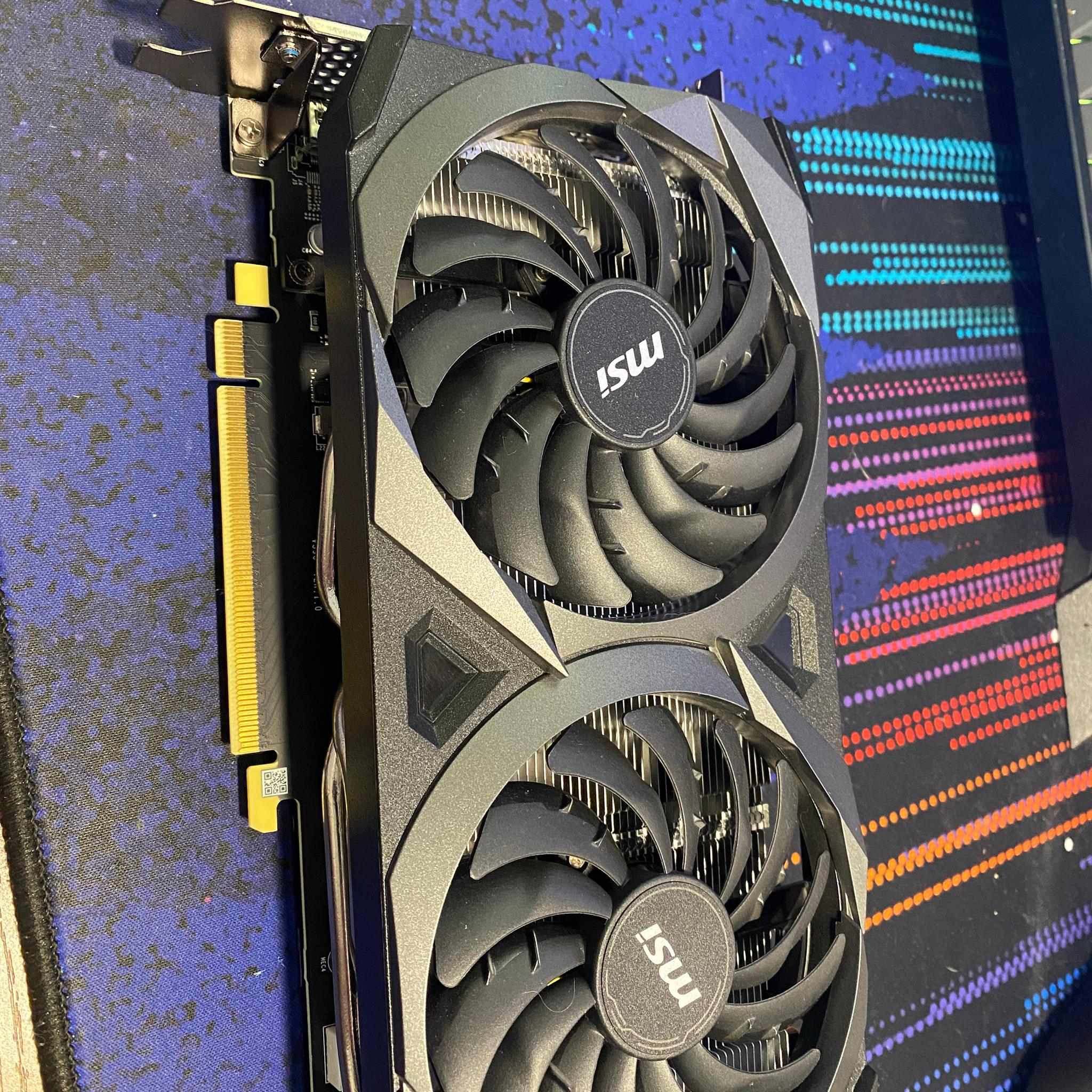 Used Great Condition MSI GeForce RTX 3070 8 GB VENTUS 2X Video Card
