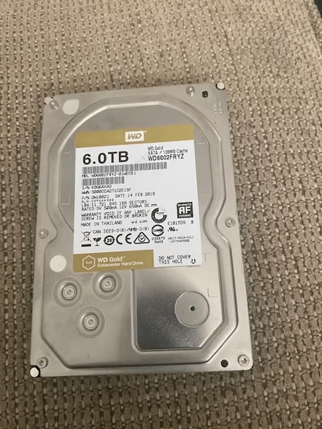 WD Gold 6TB - WD6002FRYZ