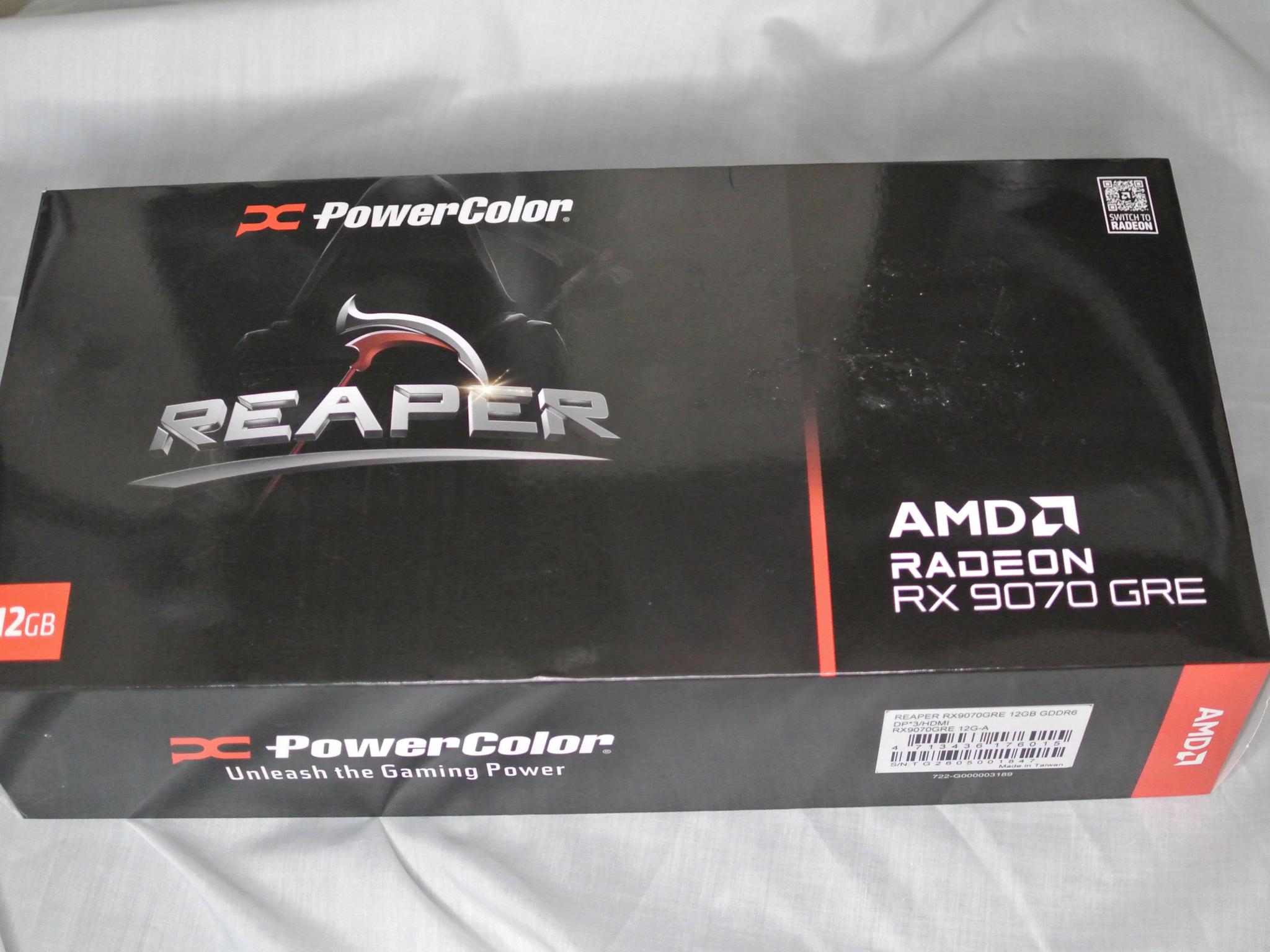 PowerColor 9070 GRE Reaper 12GB GDDR6 Graphics Card