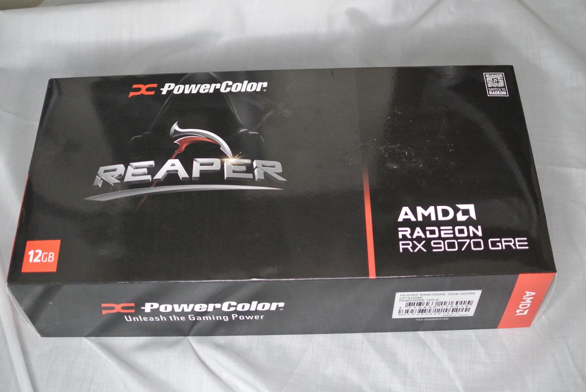 PowerColor 9070 GRE Reaper 12GB GDDR6 Graphics Card