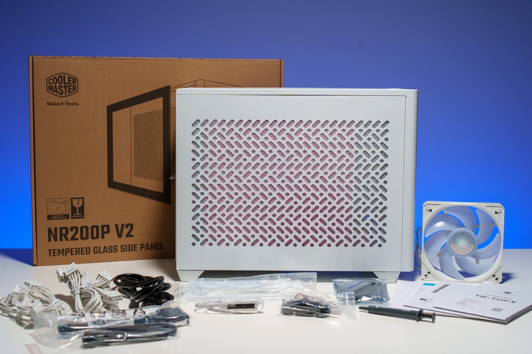 Side Panel Nr200p Price Compact All White Gaming PC RTX 3070 Ryzen