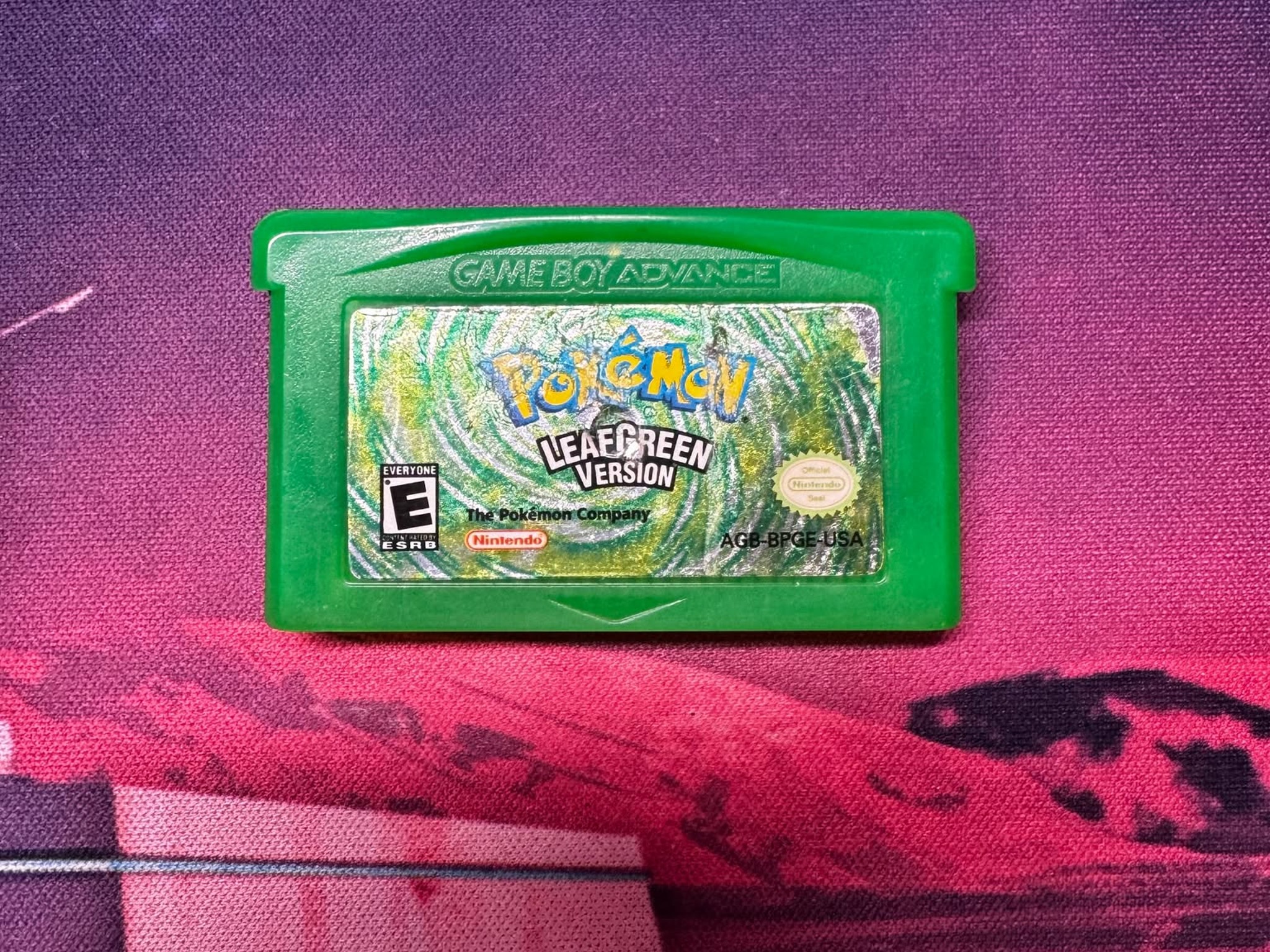 AUTHENTIC Pokemon Leaf Green Version, Cleaned & Tested