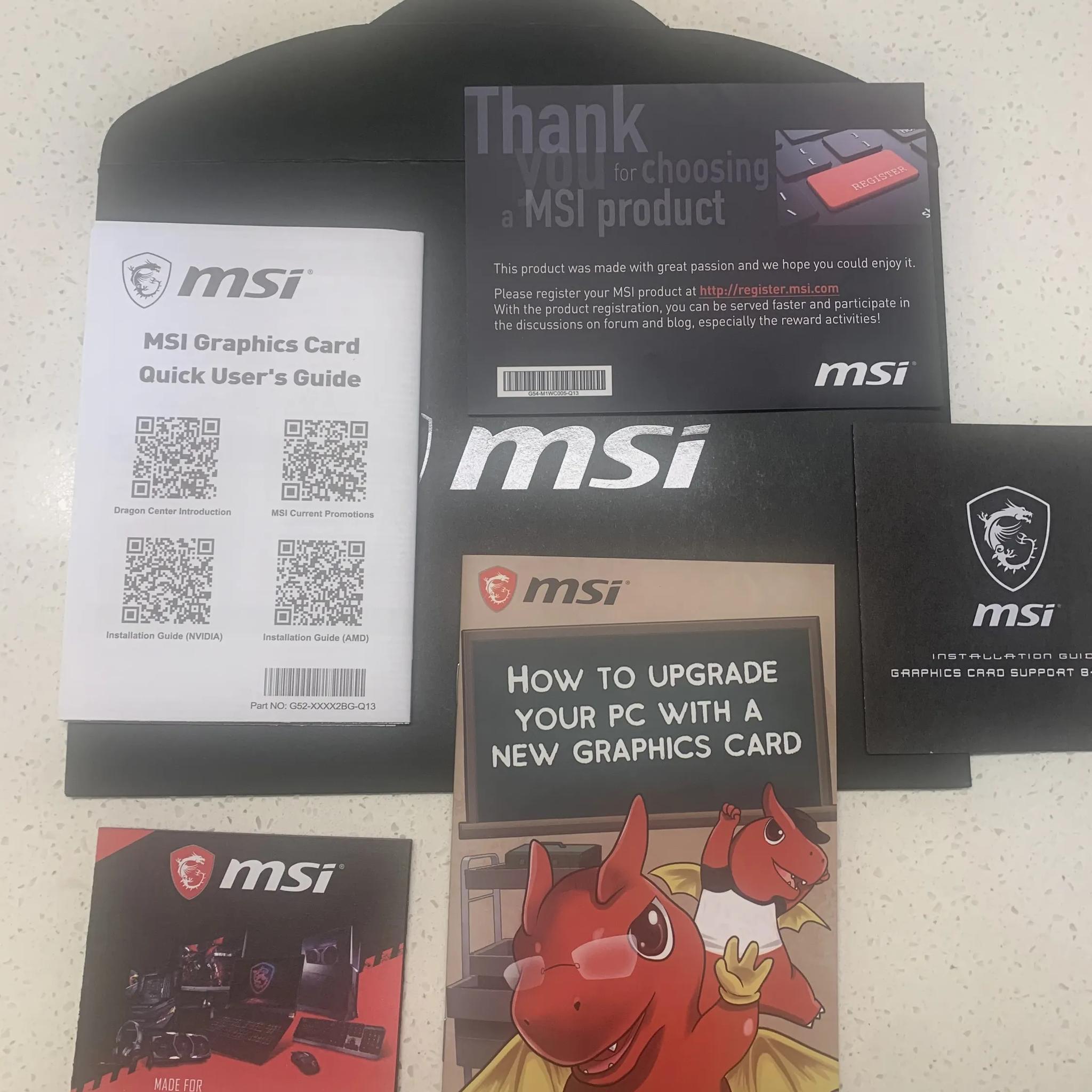 MSI GeForce RTX 3070 GAMING X Trio (W/ Original Accessories) 8GB GDDR6 Graphics Card