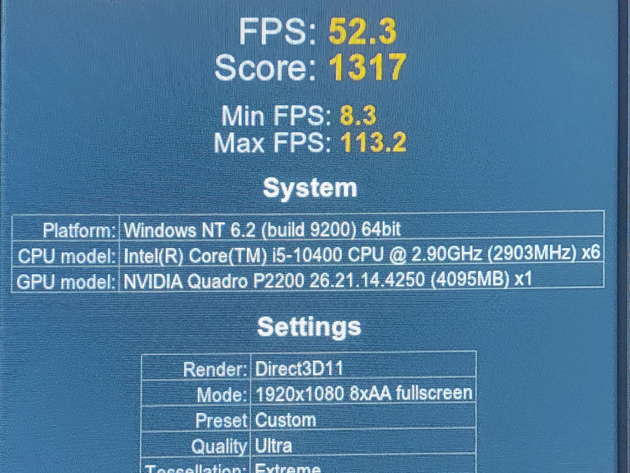 HP Pavilion Budget Gaming PC, i5-10400, Quadro P2200 5GB, 16GB DDR4, WIFI and BT, DVDRW, Windows 11