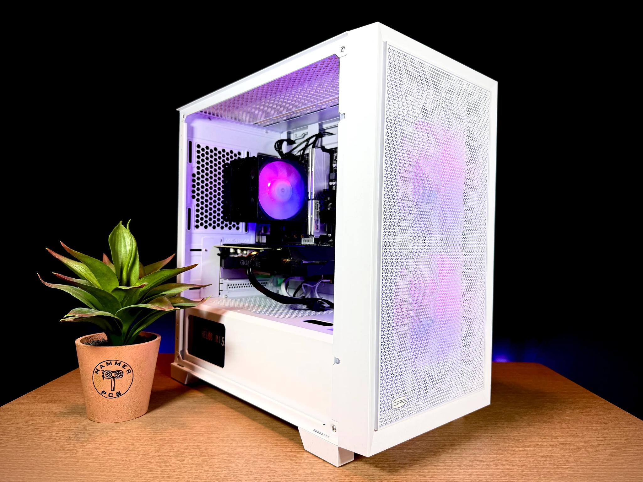 🤍Custom Built White RGB Gaming PC🤍| Windows 11, Intel i5, GTX 1660 Super | CoD 6, Fortnite, more!