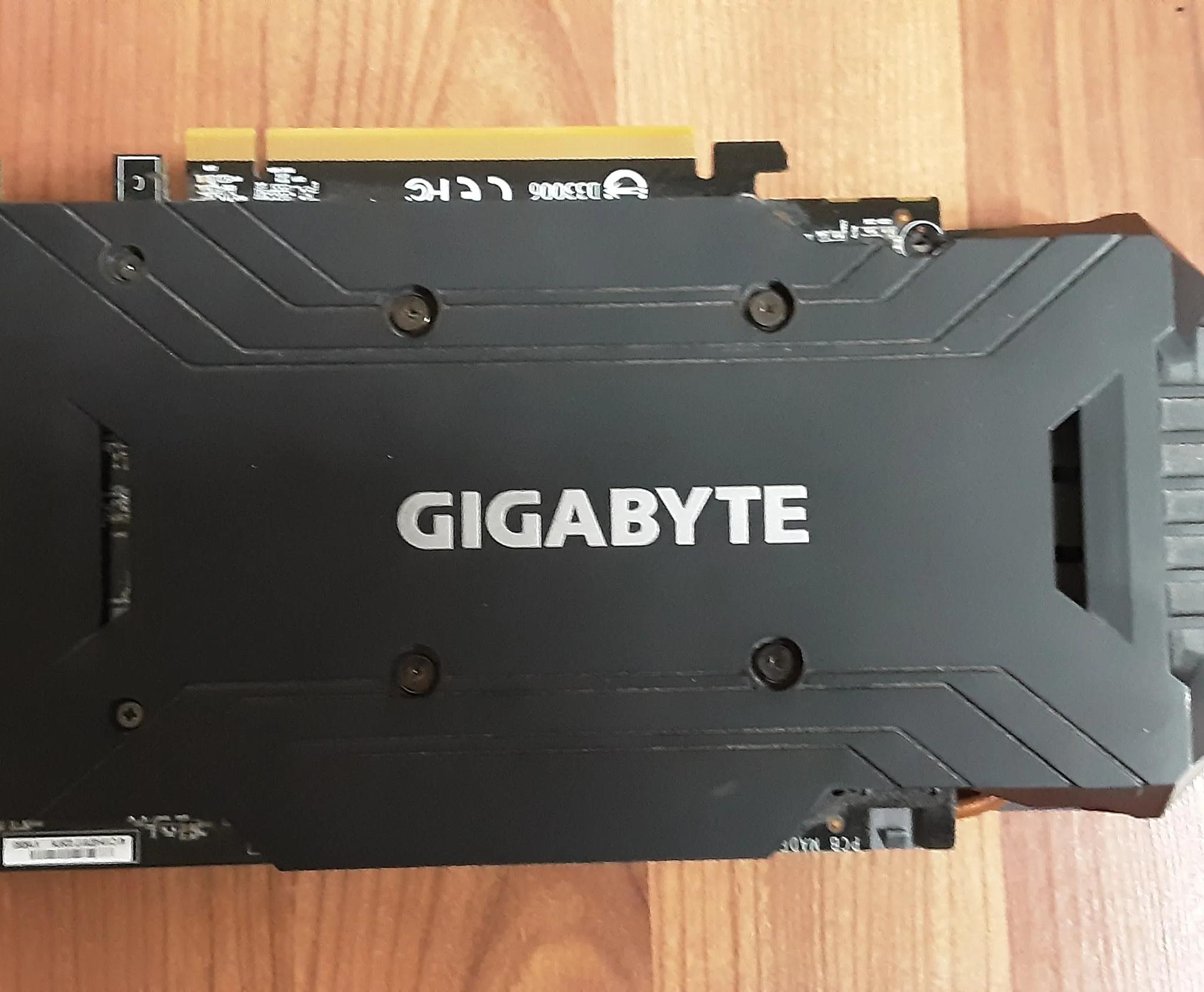 GIGABYTE GeForce GTX 1060 3GB GDDR5 Graphics Card USED, Repasted, Backplate