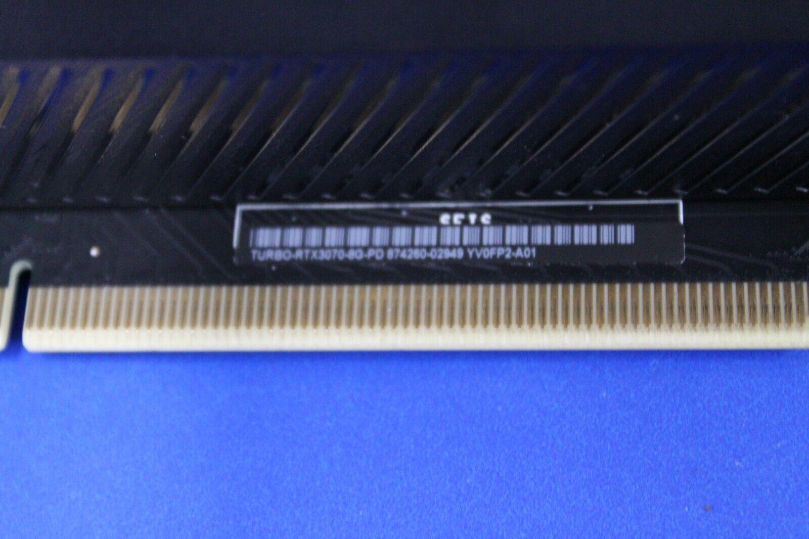 ASUS TURBO NVIDIA GEFORCE RTX 3070 8GB GDDR6 NON-LHR GRAPHICS CARD TURBO-RTX3070-8G-PD