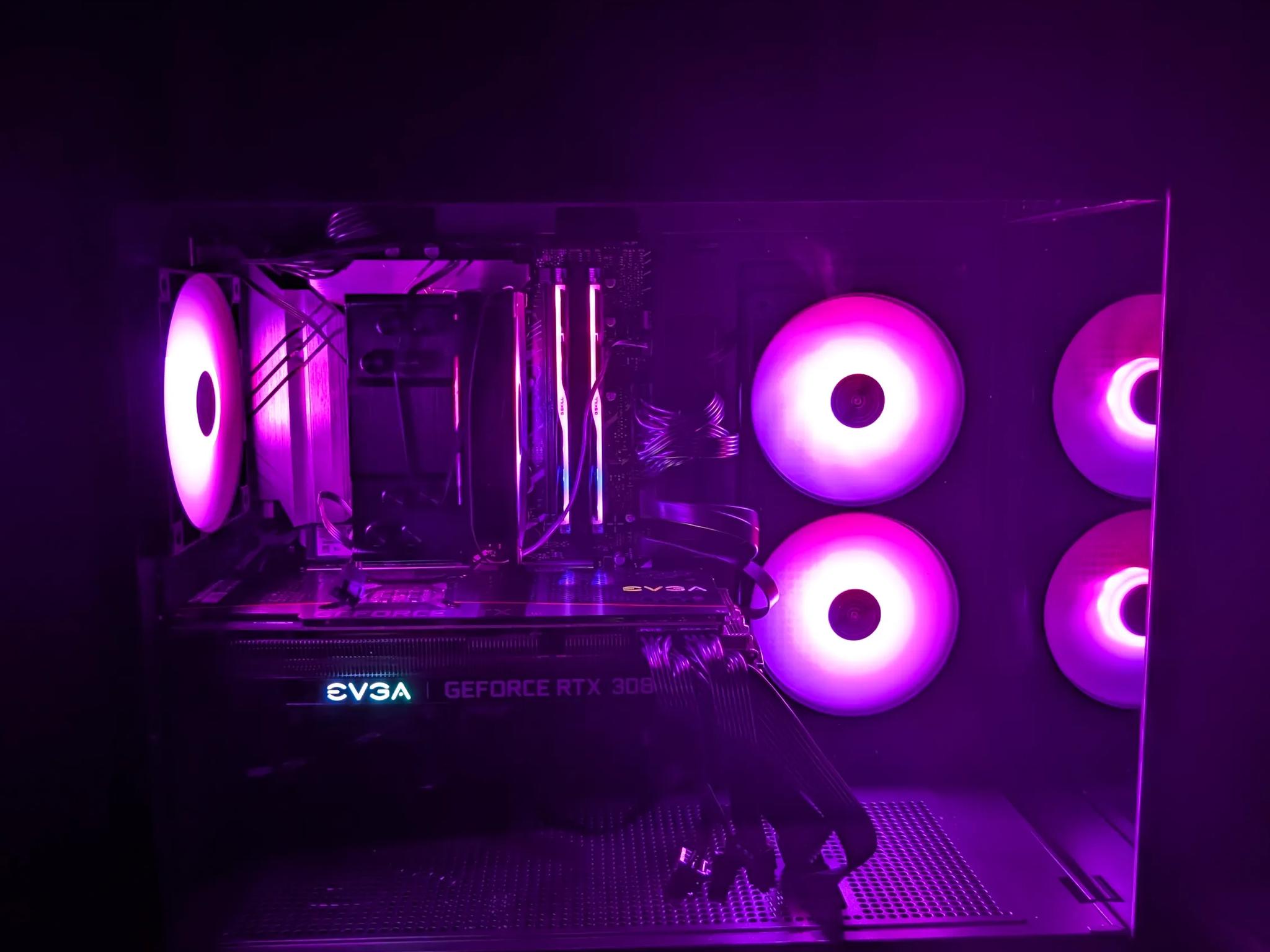 Custom Black Gaming PC Intel i7-12700K, RTX 3080, 32GB DDR5 RAM, 1TB NVMe SSD, Z790 Motherboard