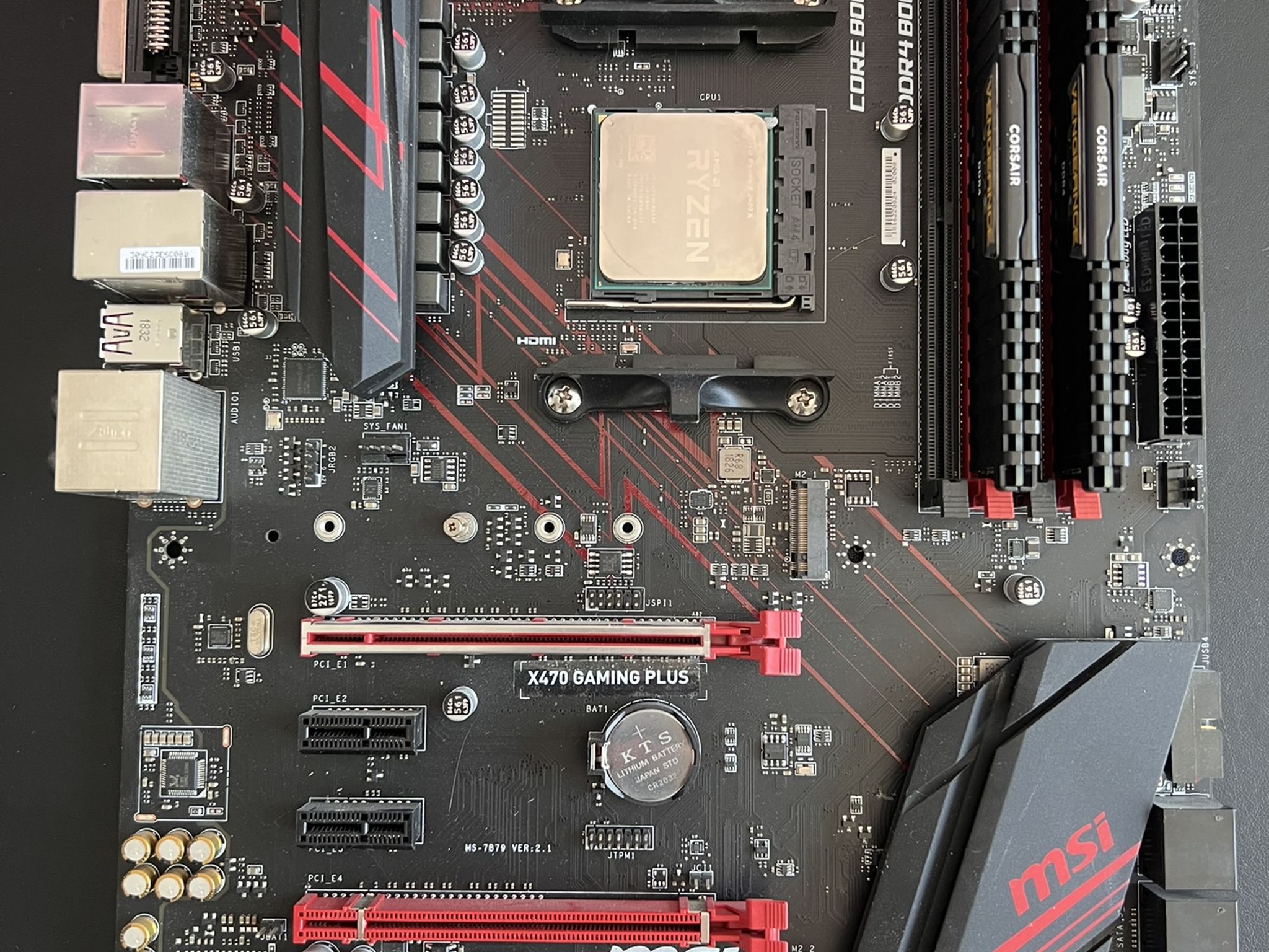 Ryzen 5 2600x + MSI Mobo + 16 GB RAM Combo