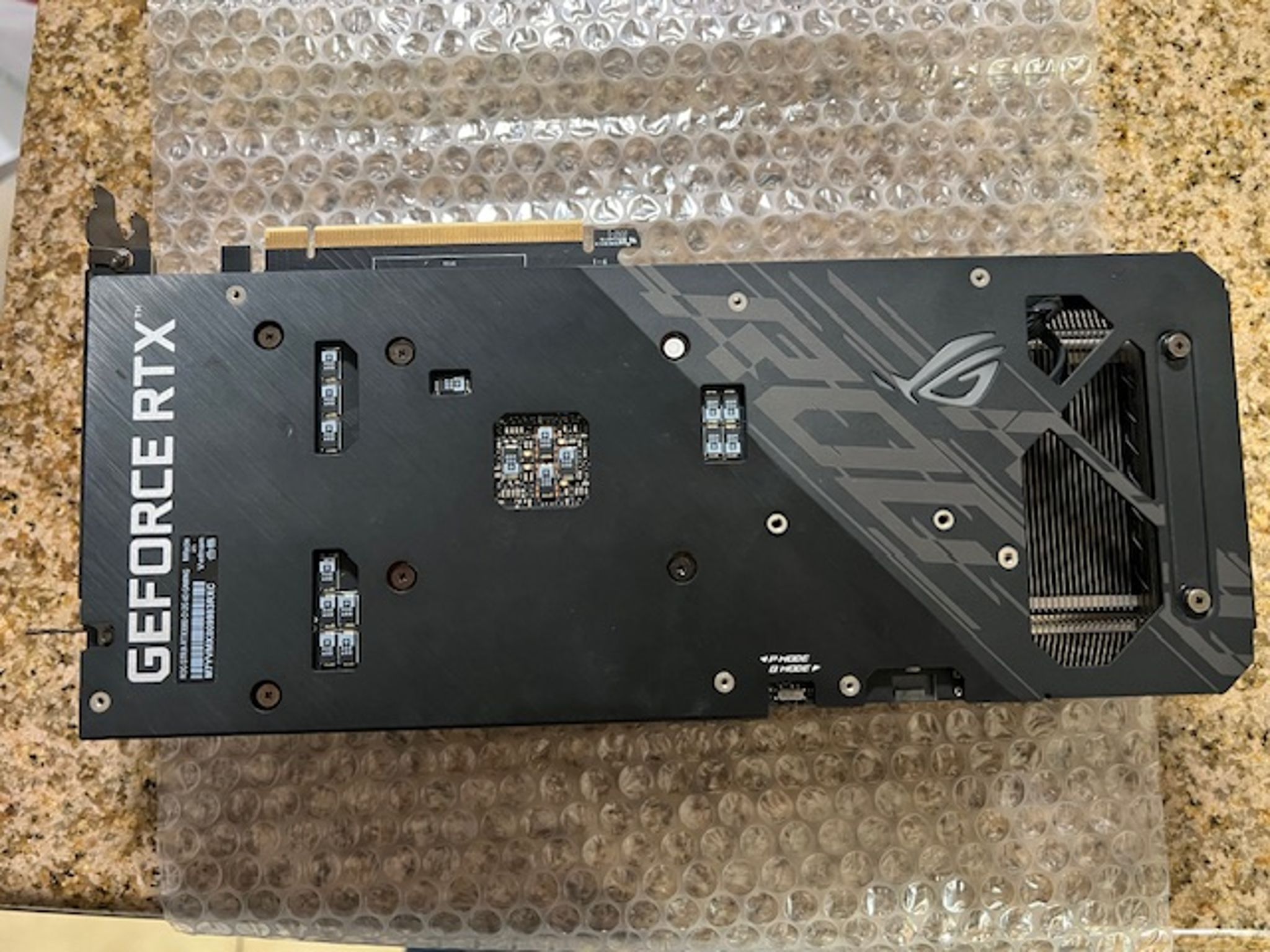 ASUS NVIDIA GeForce RTX 3060 ROG Strix V2 Overclocked Triple-Fan 12GB GDDR6 PCIe 4.0 Graphics Card