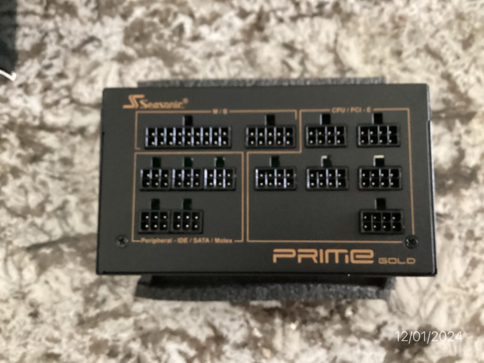 Seasonic GX 850 850w Prime 80+ Gold Power Supply -- New Open Box, Never Used