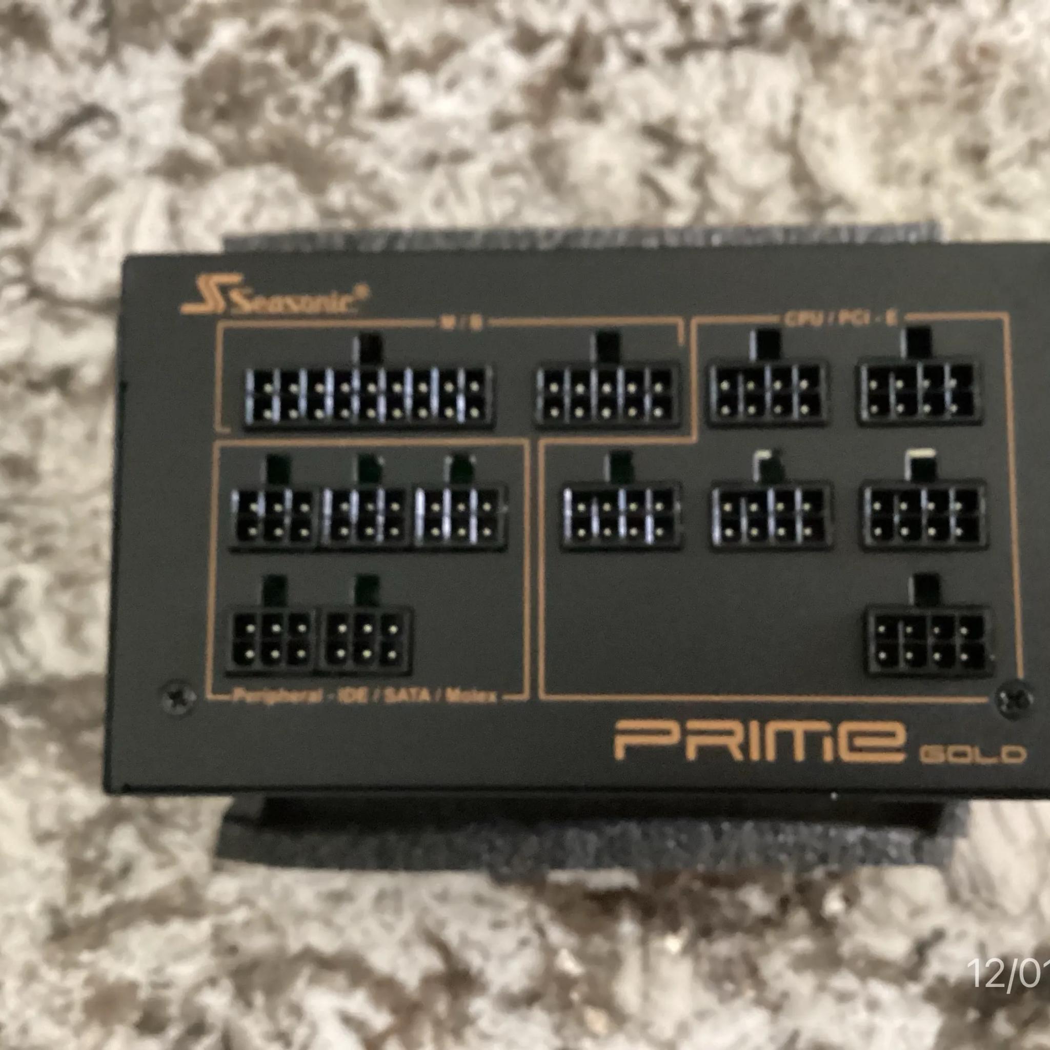 Seasonic GX 850 850w Prime 80+ Gold Power Supply -- New Open Box, Never Used