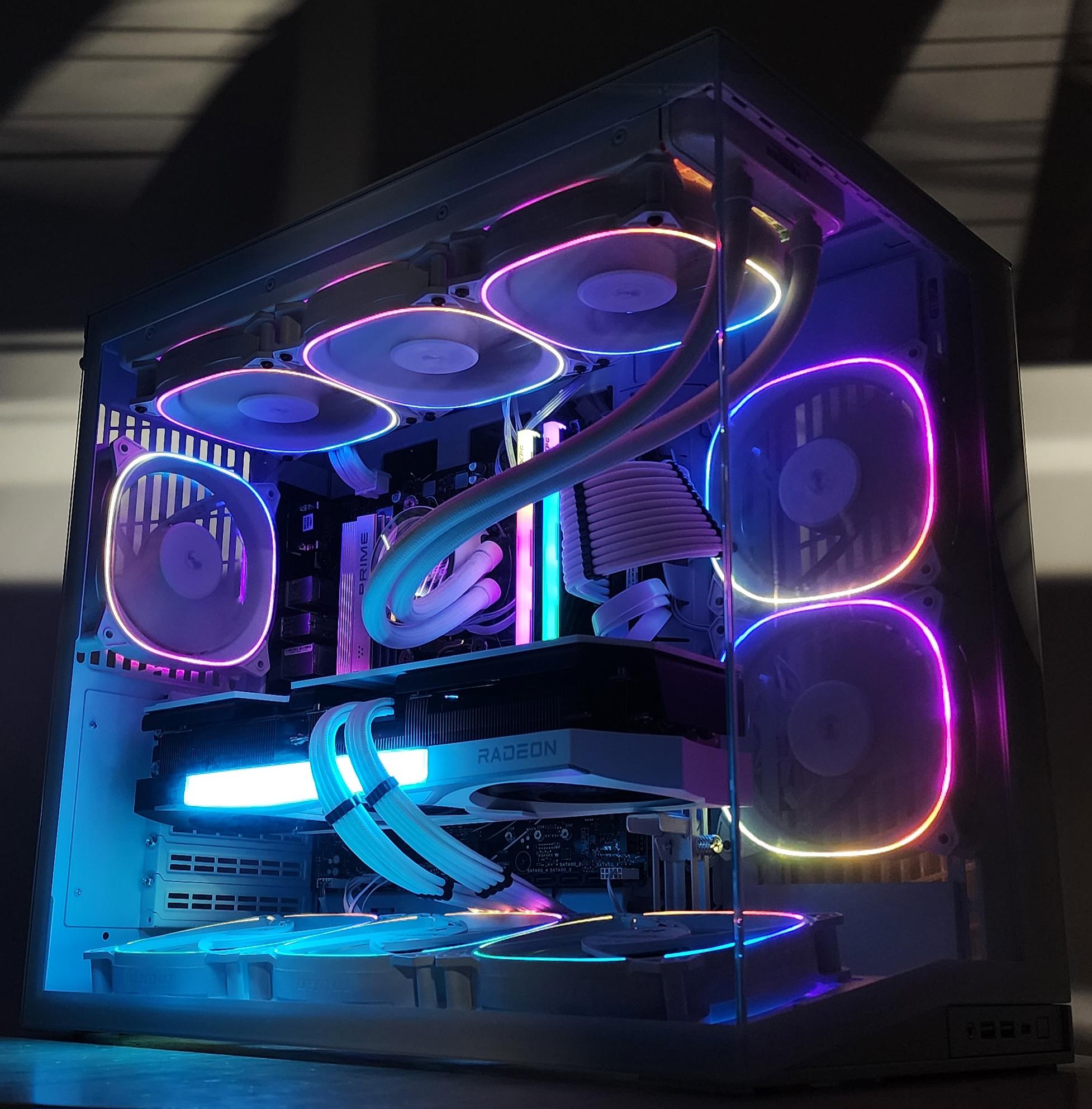 Gaming PC Ryzen 7 7700 32GB RAM 1TB SSD RX 9070 XT 16GB Windows 11 Computer