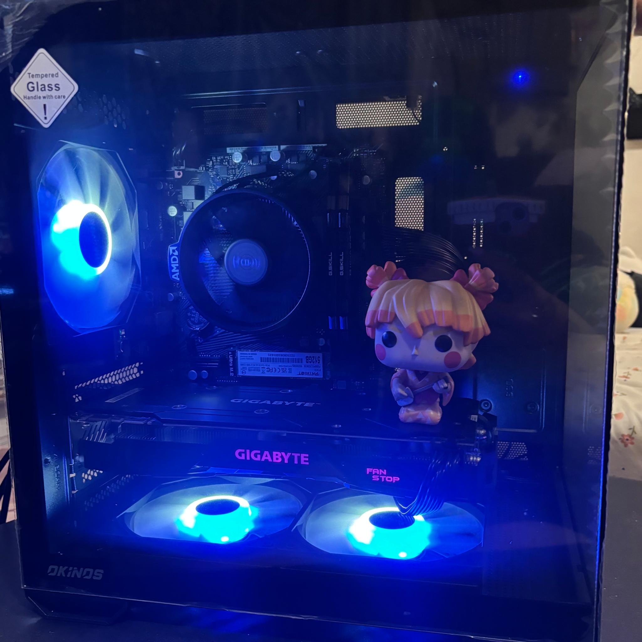 “Perfect All Black Gaming PC"| GTX 1070 8GB | Plug And Play Ready|