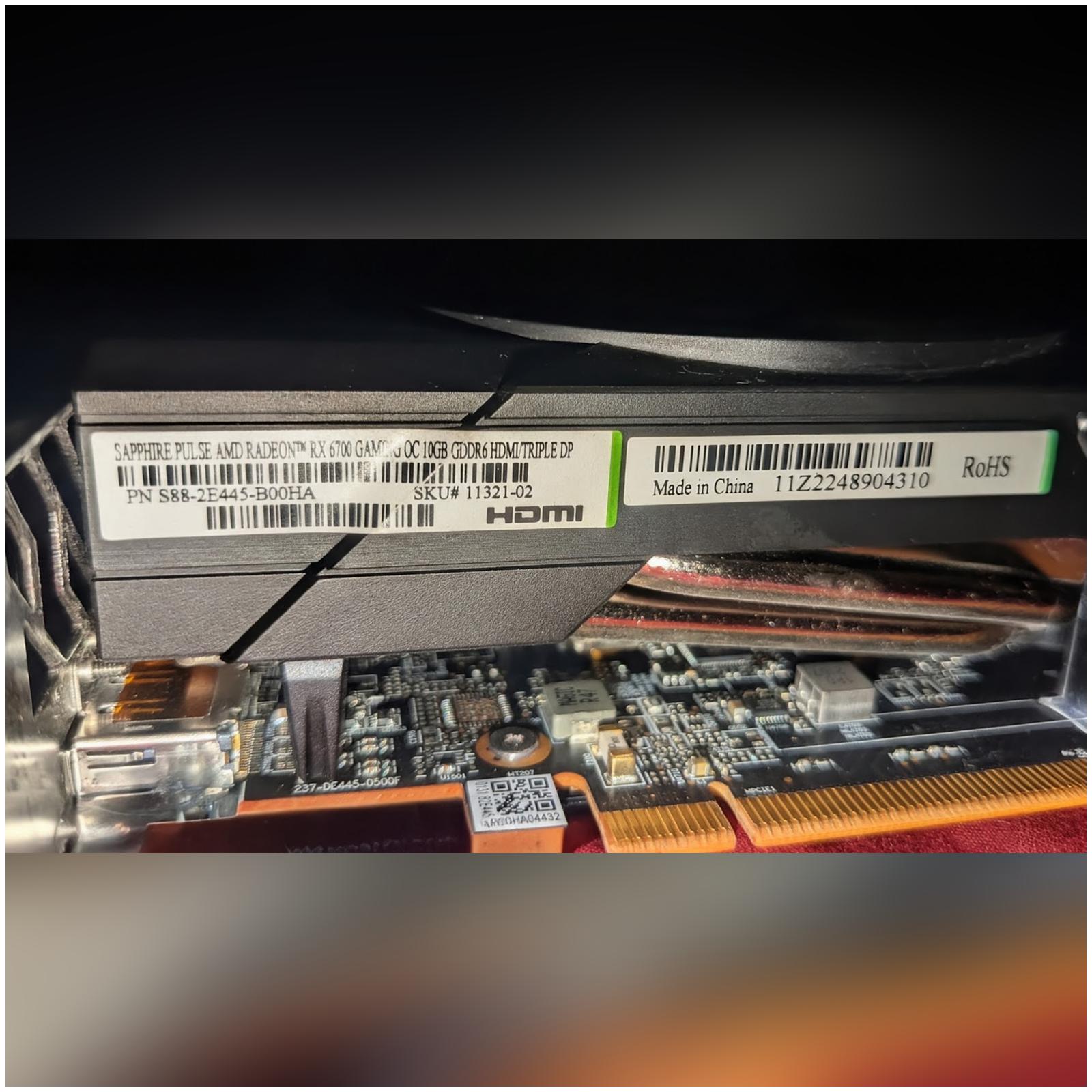 Sapphire Pulse AMD Radeon RX 6700 10GB