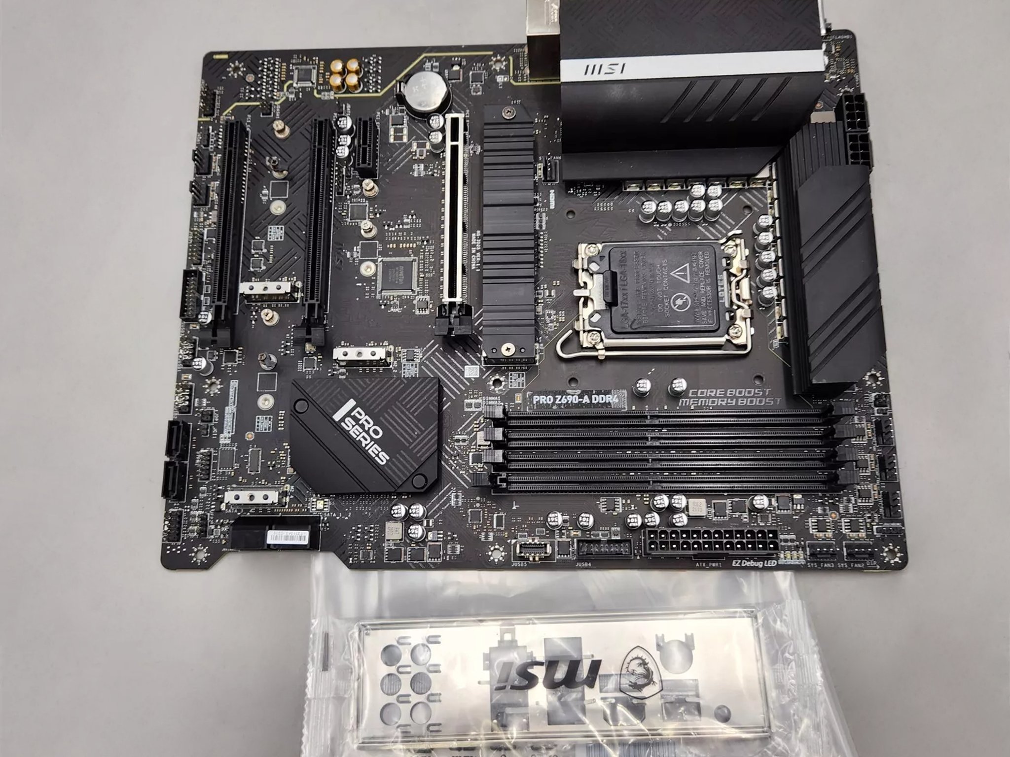 MSI PRO Z690-A DDR4 ProSeries Motherboard (I/O Shield Included)