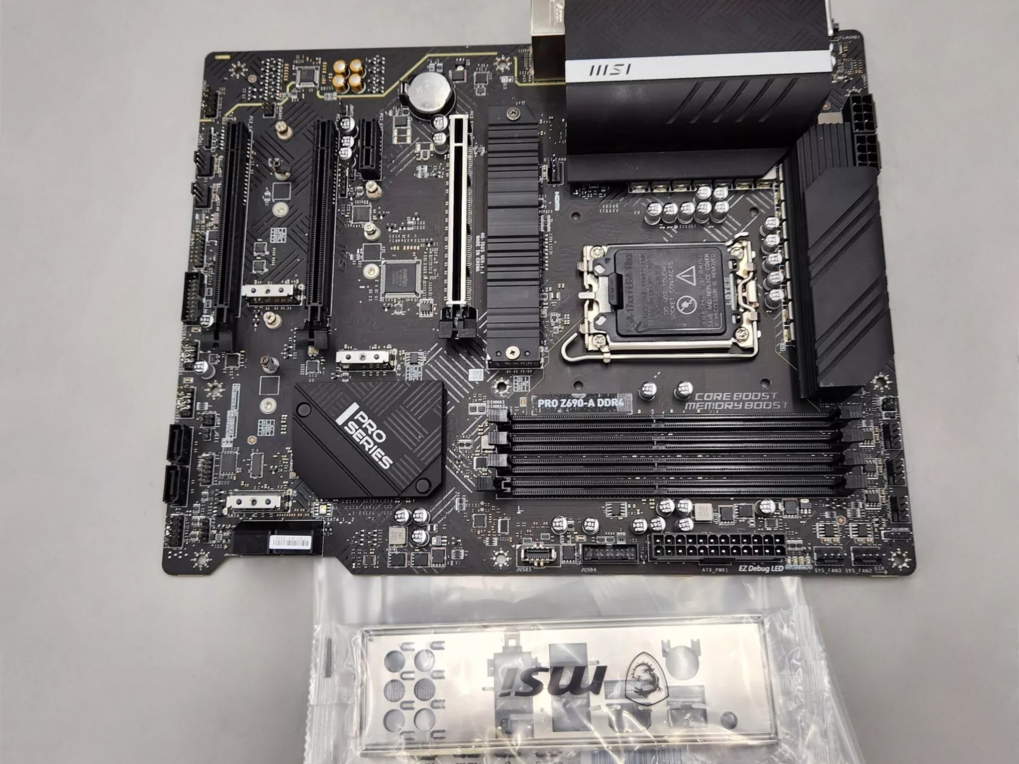 MSI PRO Z690-A DDR4 ProSeries Motherboard (I/O Shield Included)