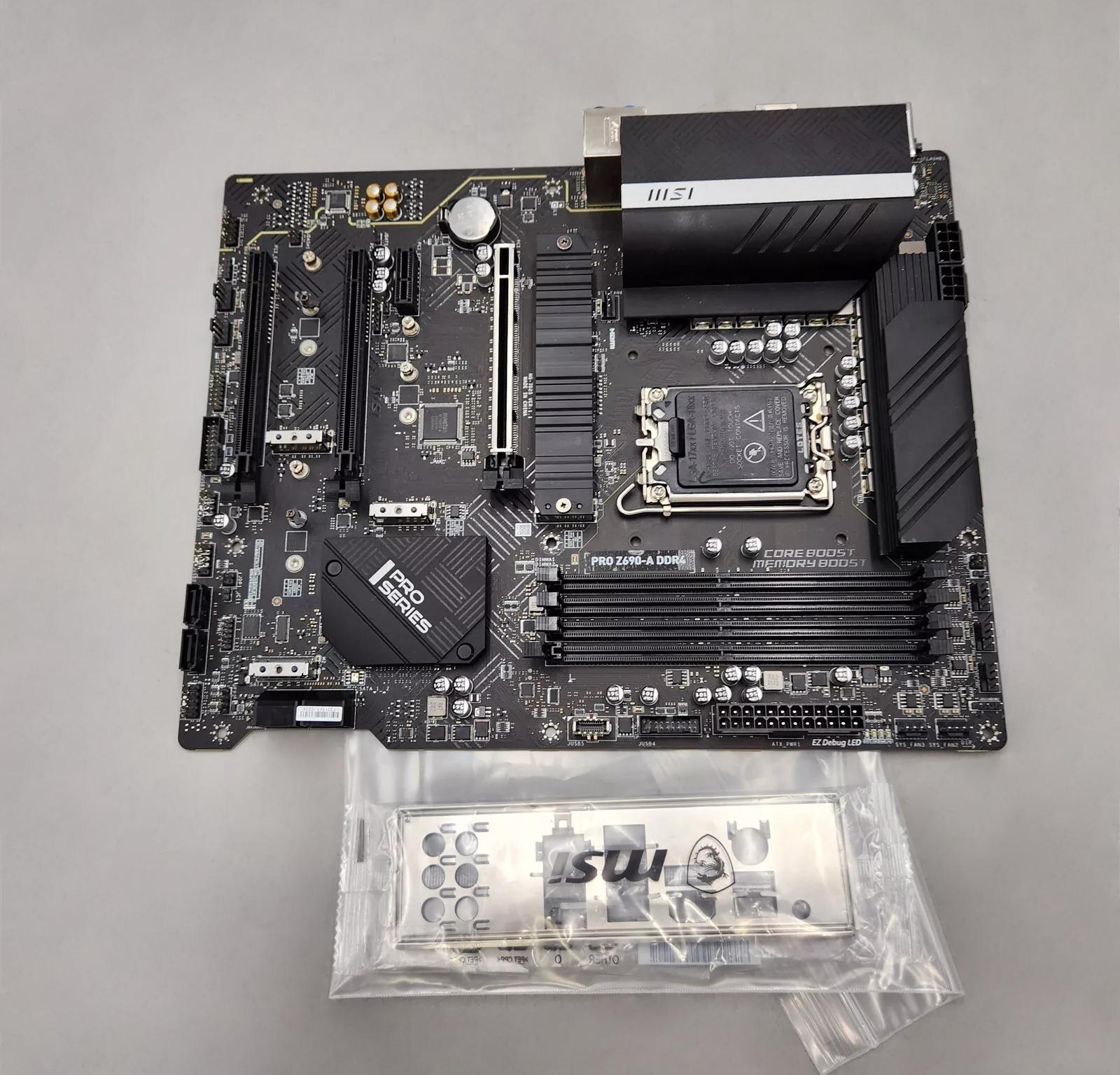 MSI PRO Z690-A DDR4 ProSeries Motherboard (I/O Shield Included)