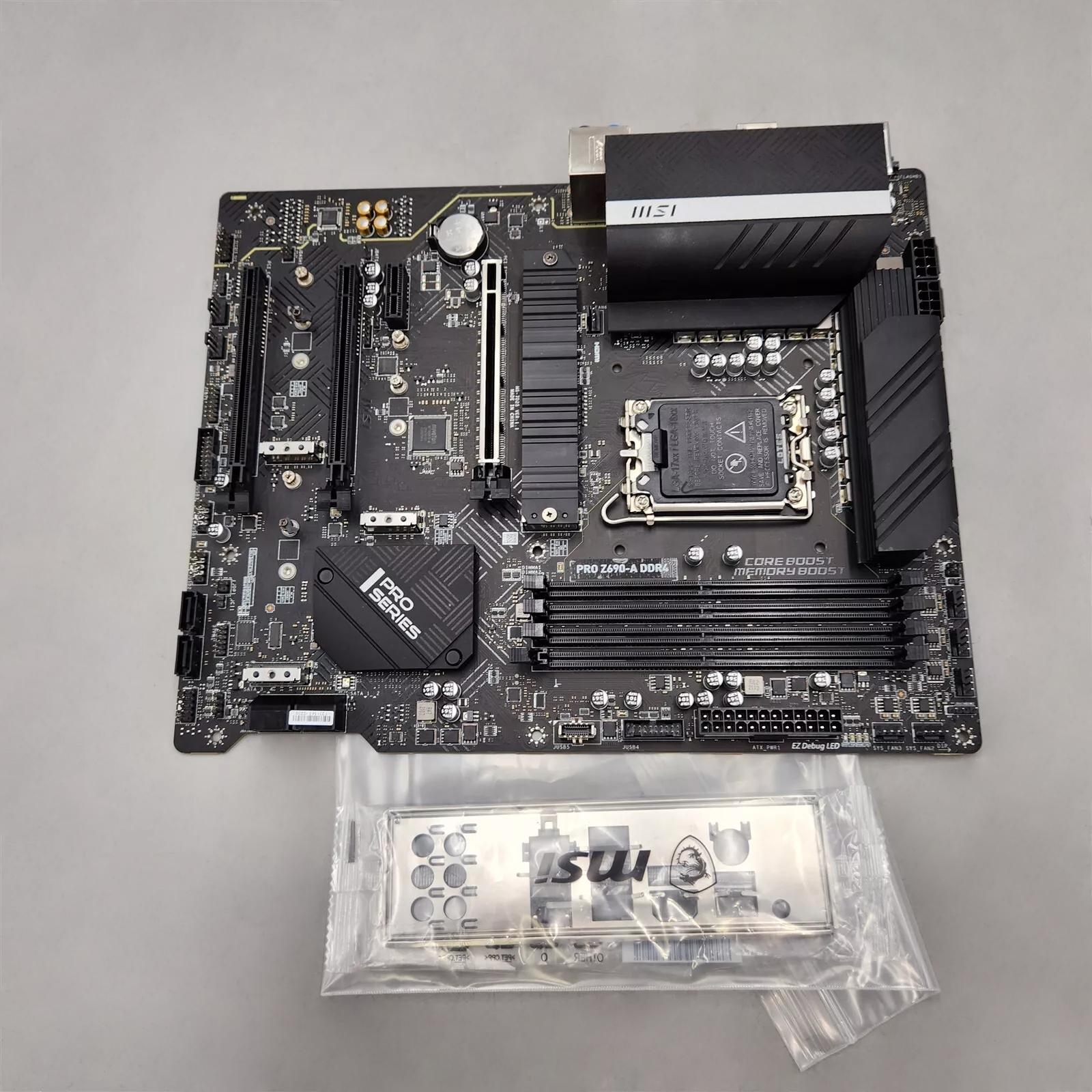 MSI PRO Z690-A DDR4 ProSeries Motherboard (I/O Shield Included)