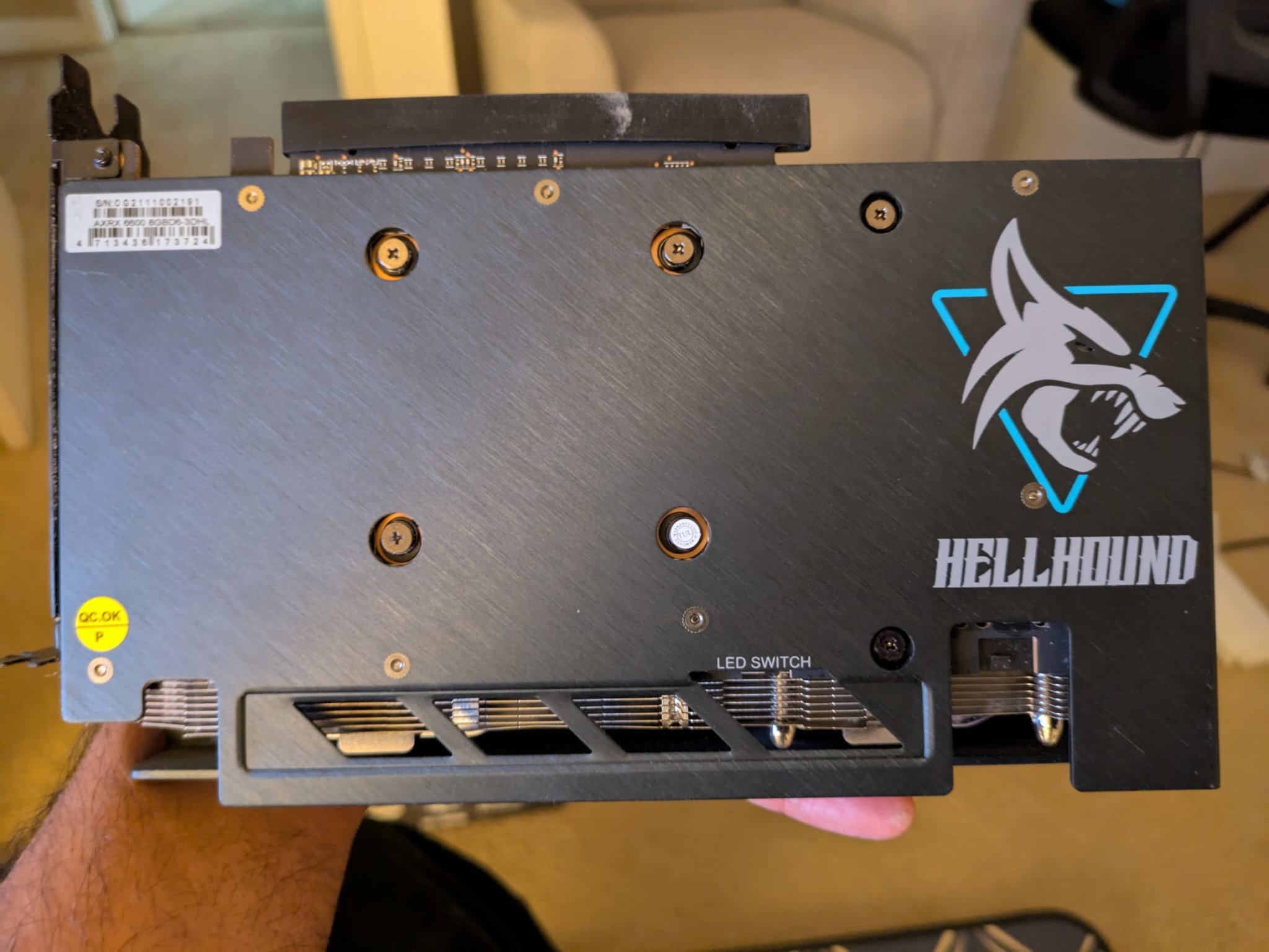 AMD Radeon RX6600 Powercolor Hellhound 8GB