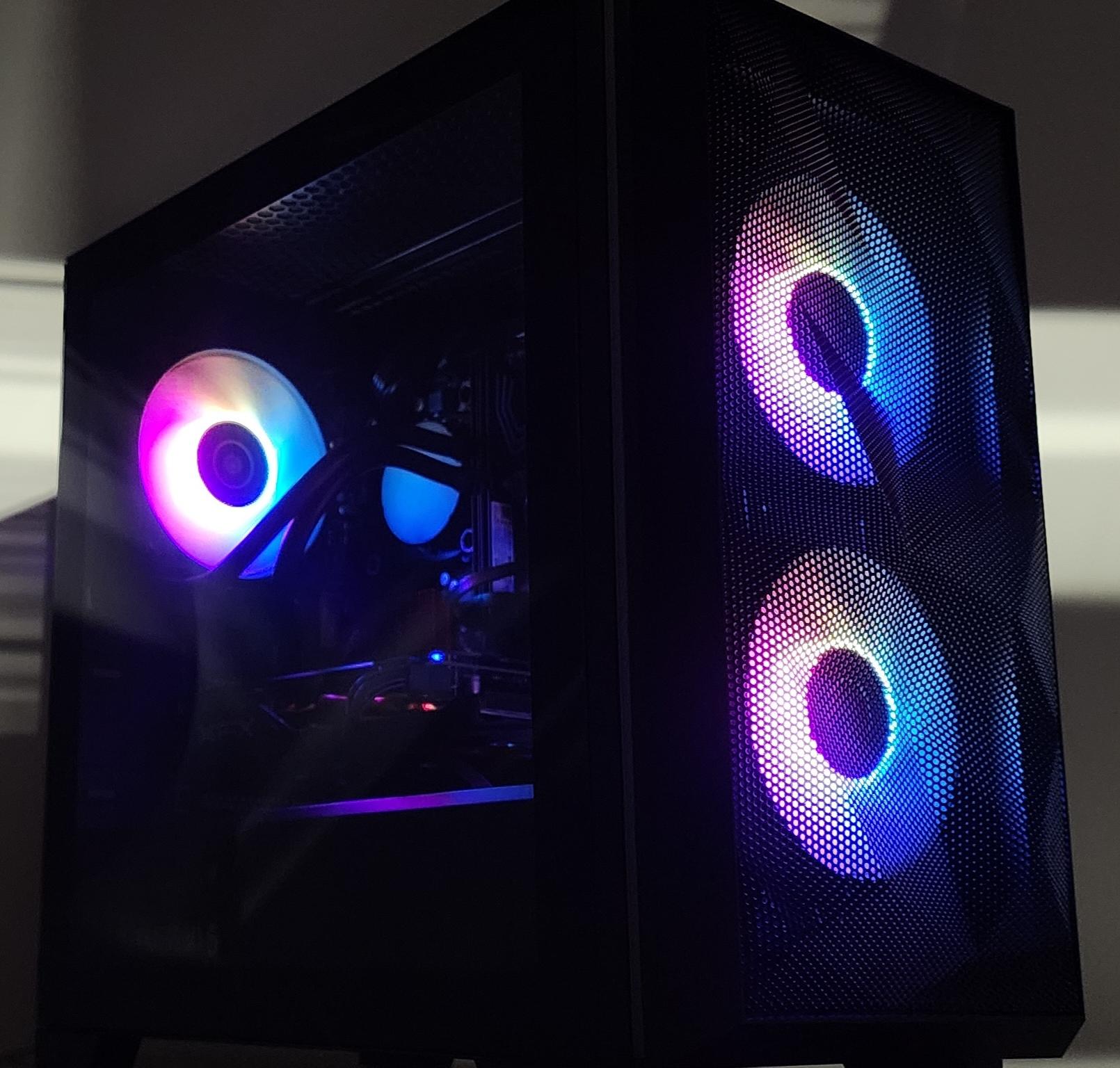 Gaming PC i5-7500 16GB RAM 128GB SSD + 1TB HDD RX 580 8GB Windows 11 Computer