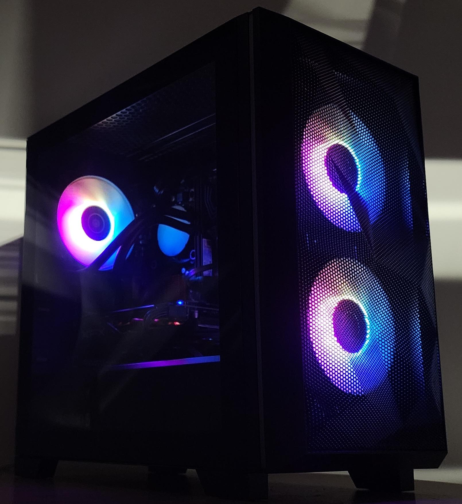 Gaming PC i5-7500 16GB RAM 128GB SSD + 1TB HDD RX 580 8GB Windows 11 Computer