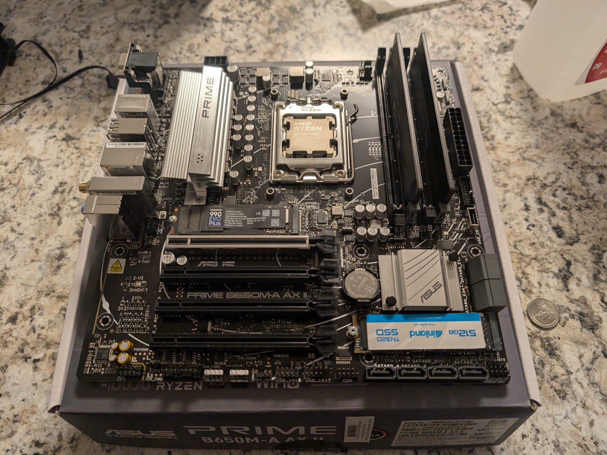 Ryzen 5 7600X | Asus Prime B650M | 32GB DDR5 6000 RAM| 1.5TB NVME SSD's