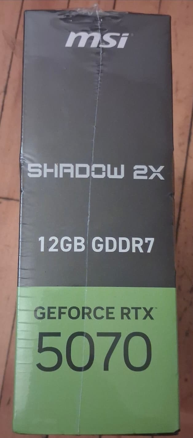 MSI GeForce RTX 5070 12G SHADOW 2X OC