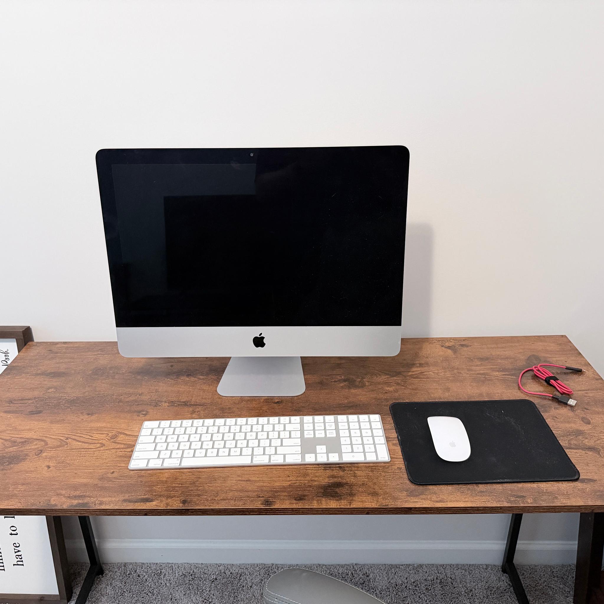 2019 Apple iMac 21.5" Retina 4K i3 3.6GHz 32GB RAM 512GB SSD Radeon 555X