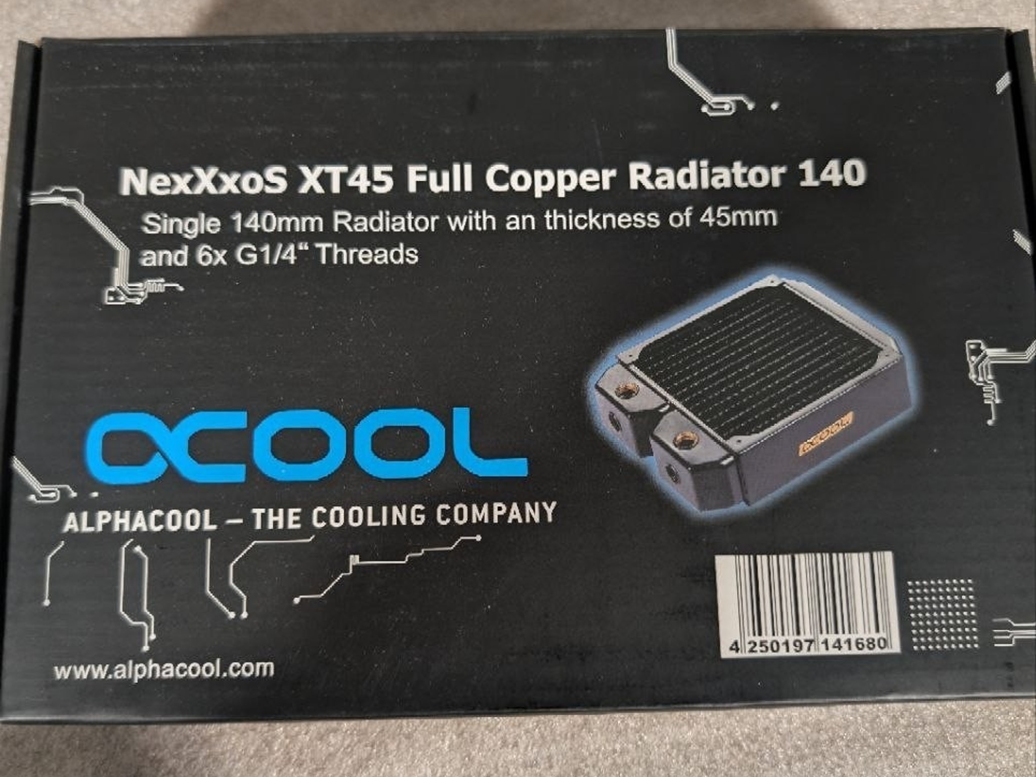 Alphacool NexXxoS XT45 Full Copper 140mm Radiator (14168)