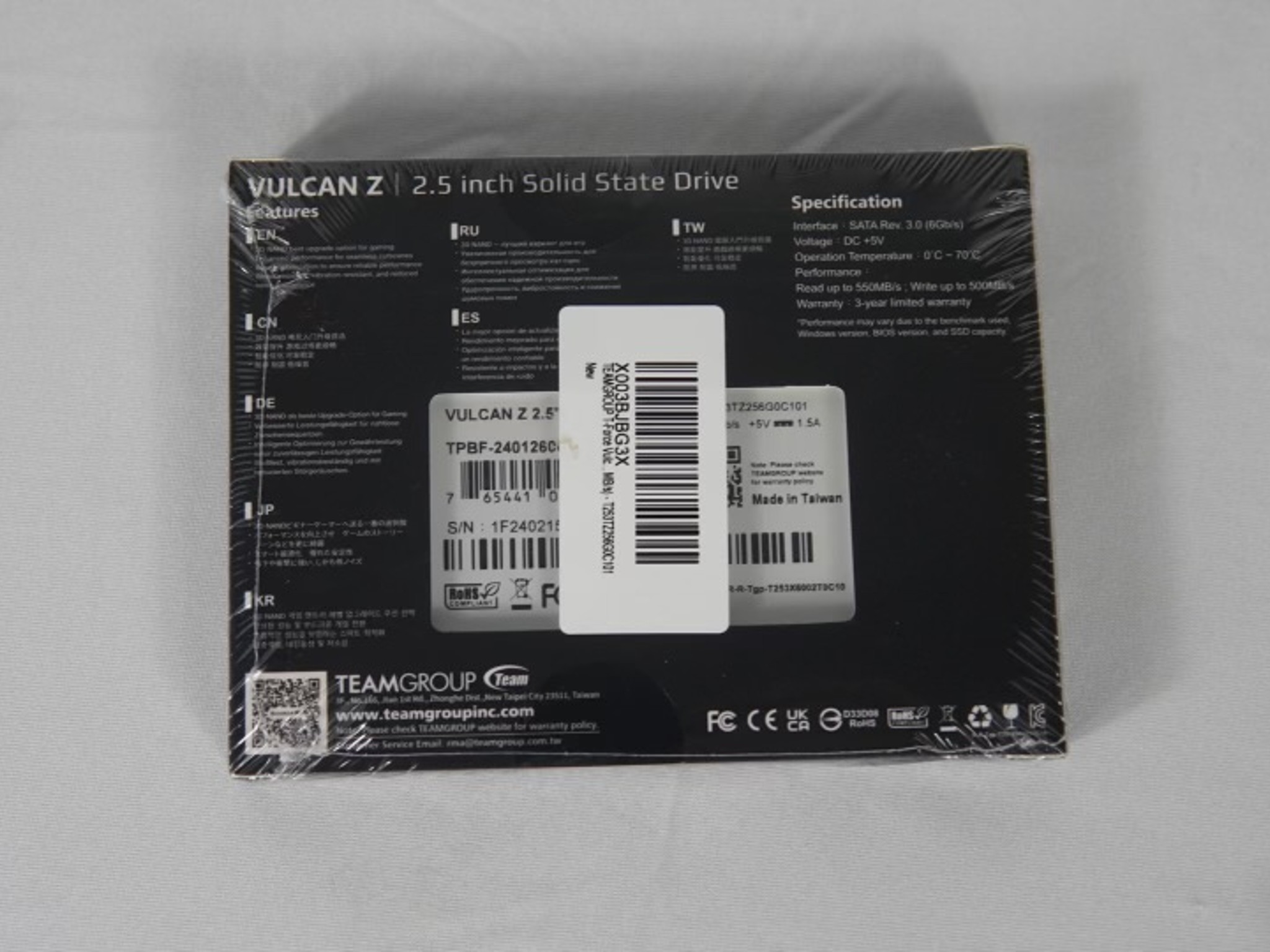 T Force Vulcan z 2.5 SSD