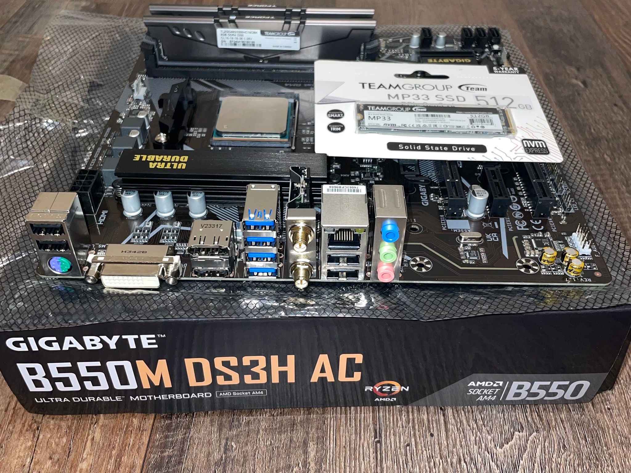 Am4 Motherboard/CPU/RAM/SSD Combo!