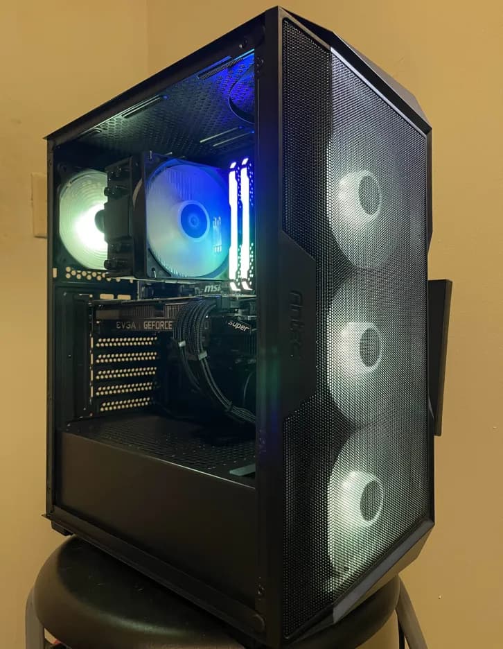 Nvidia RTX 2070 Super | RYZEN 7 3700X | 16GB RAM | 1TB M.2 NVMe SSD | Black Gaming PC