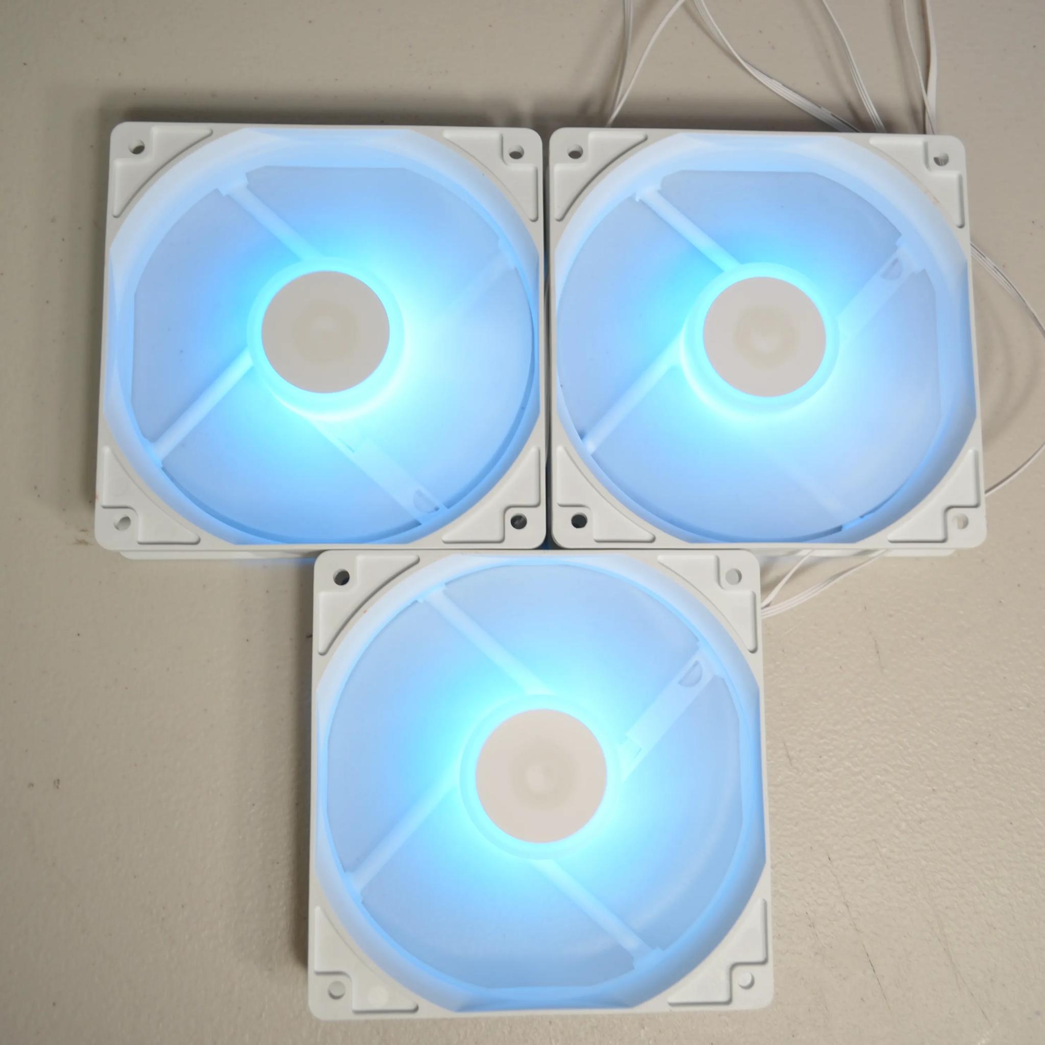 3 Argb PC case fans