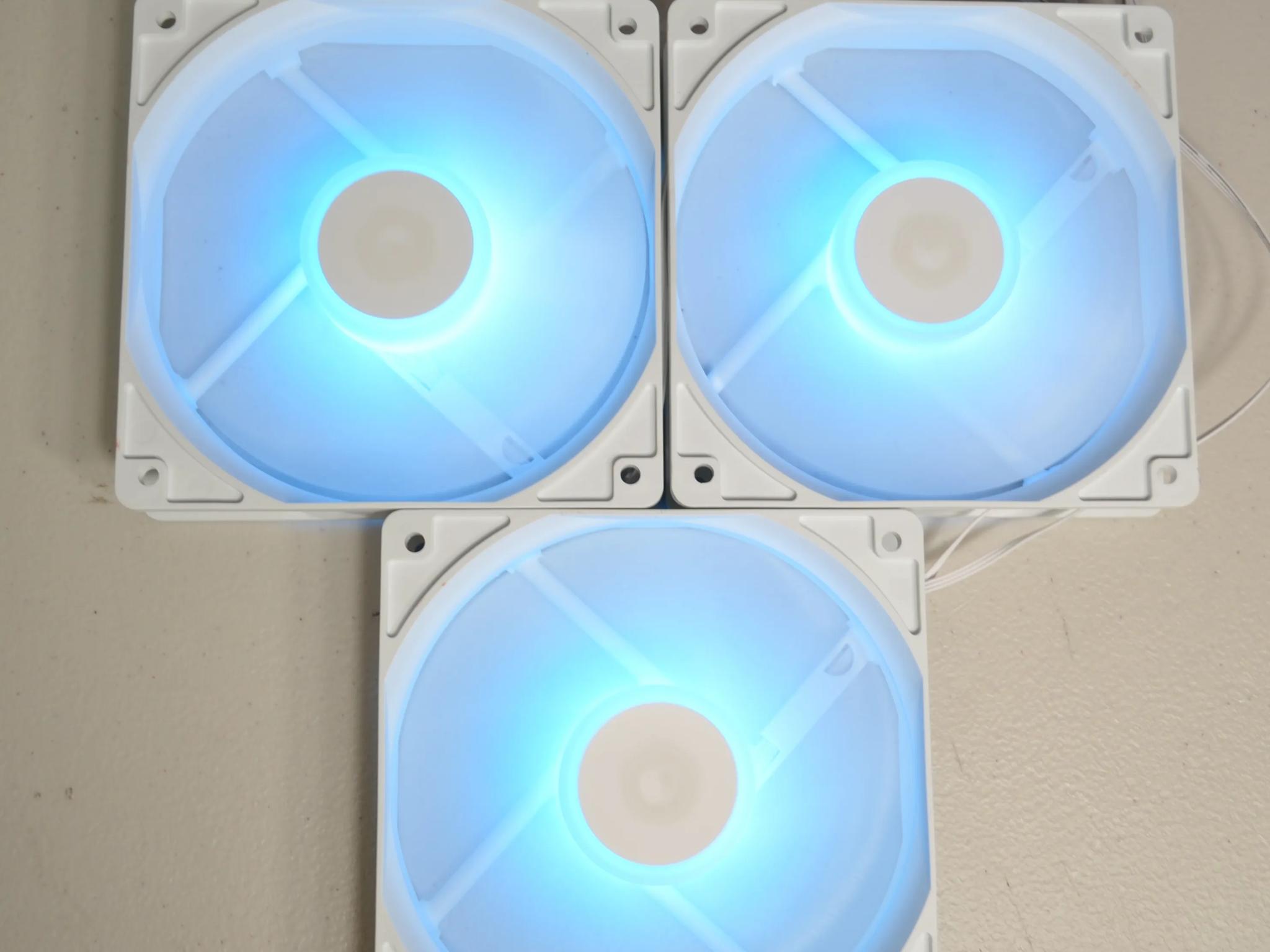 3 Argb PC case fans