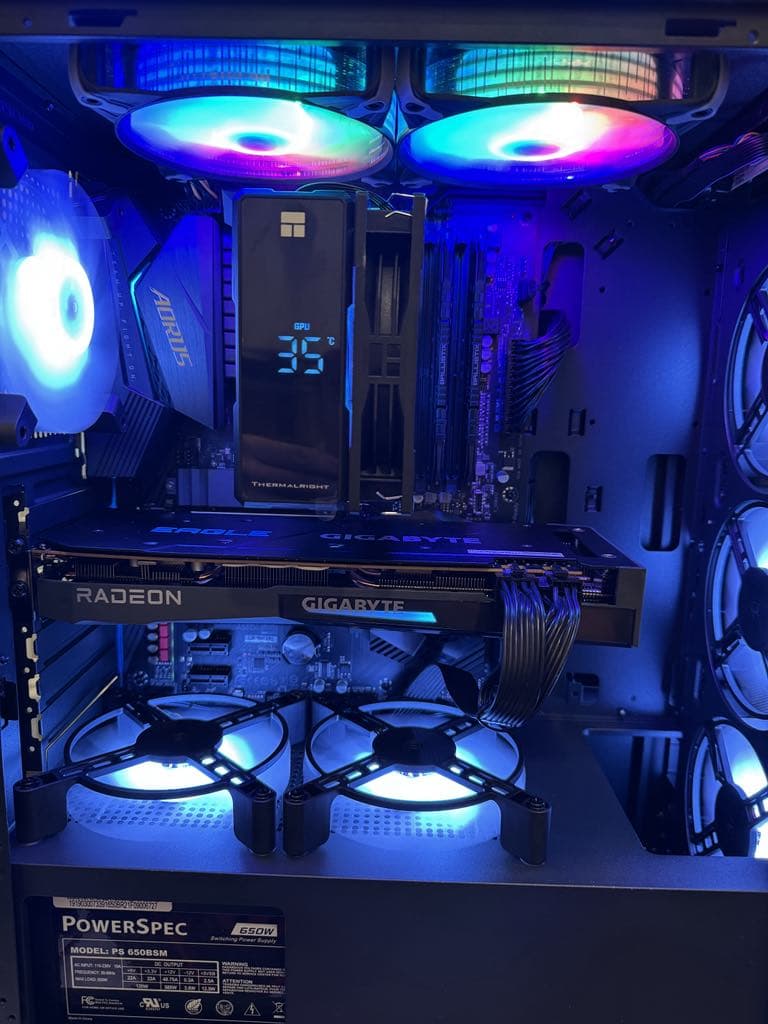 Gaming PC. RX 6750 XT 12GB Ryzen 5 5600x