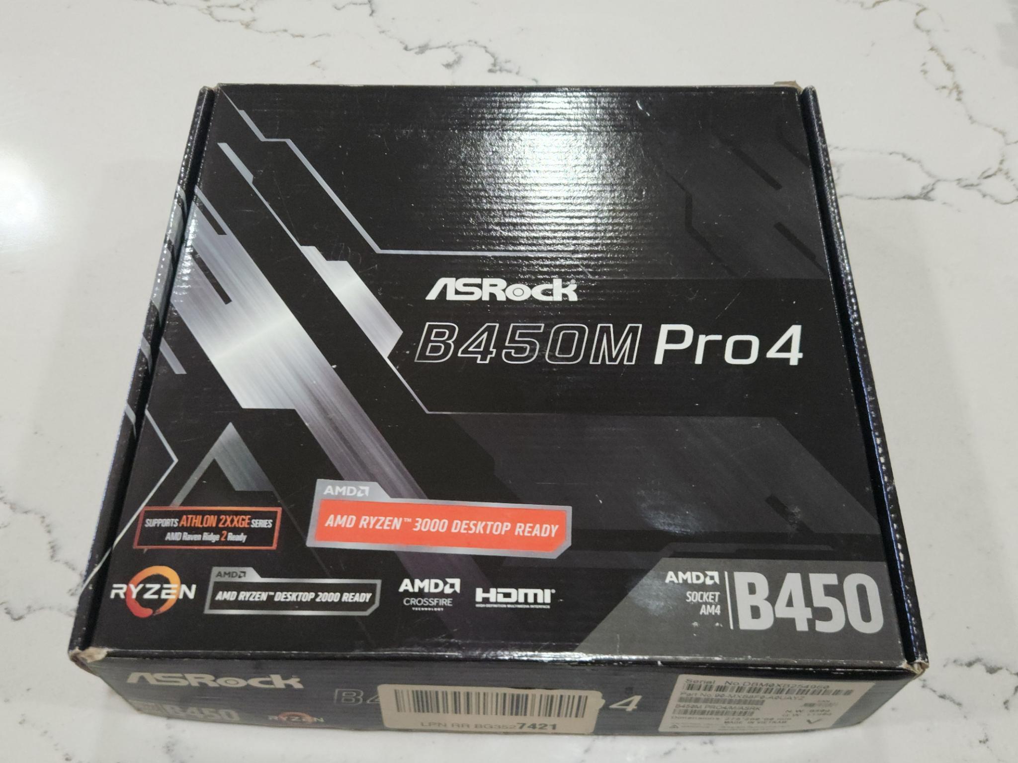 ASROCK B450M Pro4 M-ATX AM4