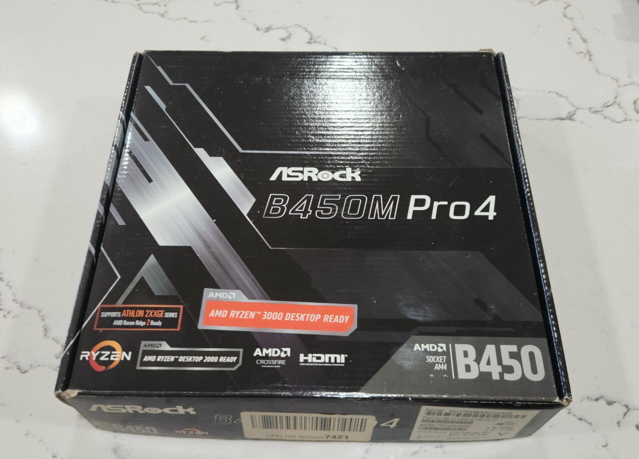 ASROCK B450M Pro4 M-ATX AM4