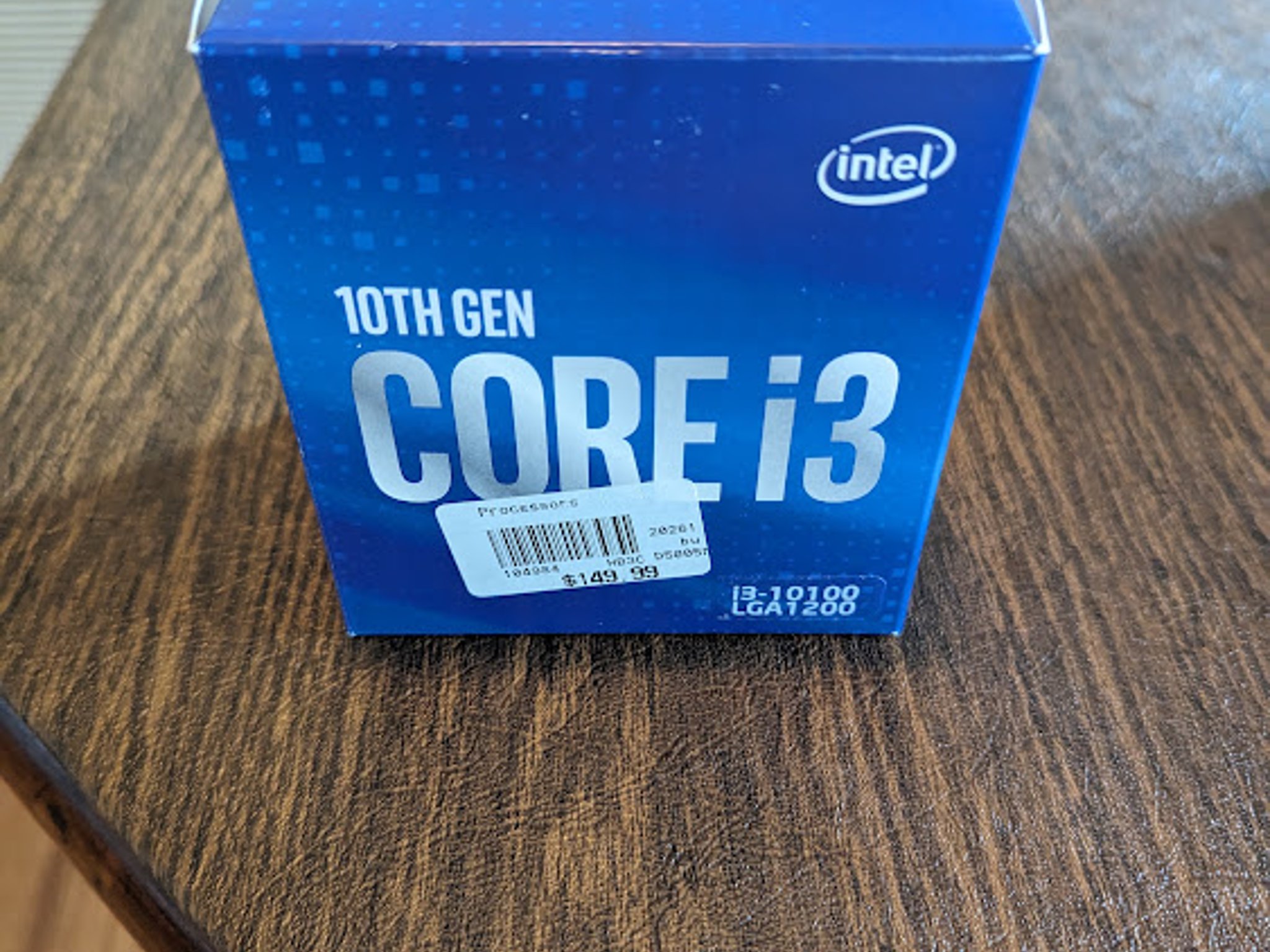 Intel® Core i3-10100 Processor/CPU