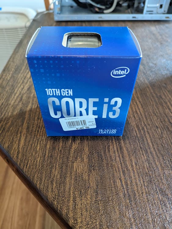Intel® Core i3-10100 Processor/CPU