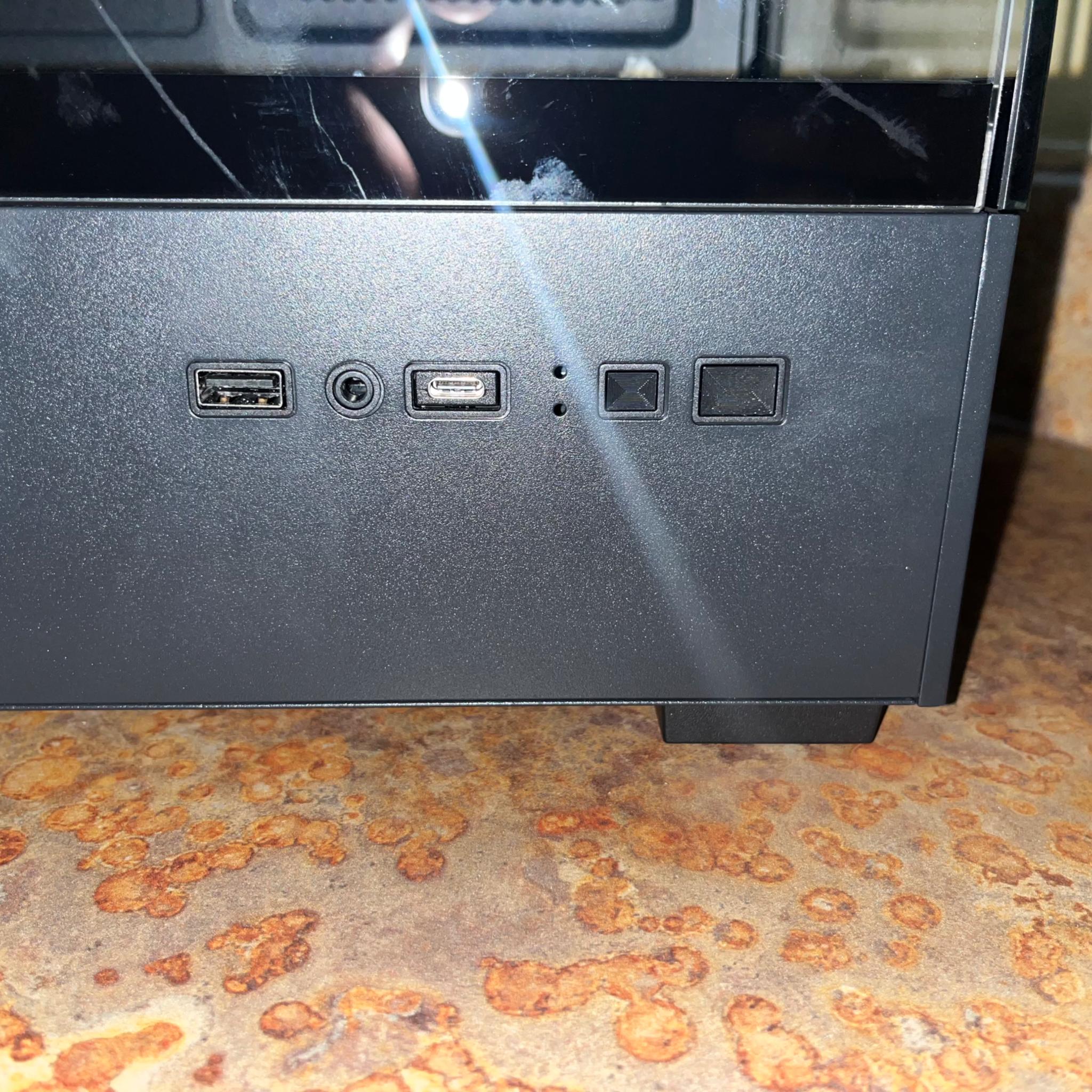 DIYPC ARGB-N1-BK Black USB3.0 /Type C Micro ATX Gaming Computer Case 3 x ARGB 120mm Fans