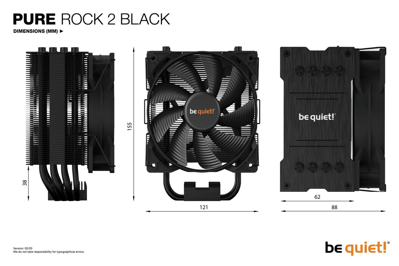 be quiet! Pure Rock 2 CPU Air Cooler - Super Deal !!!