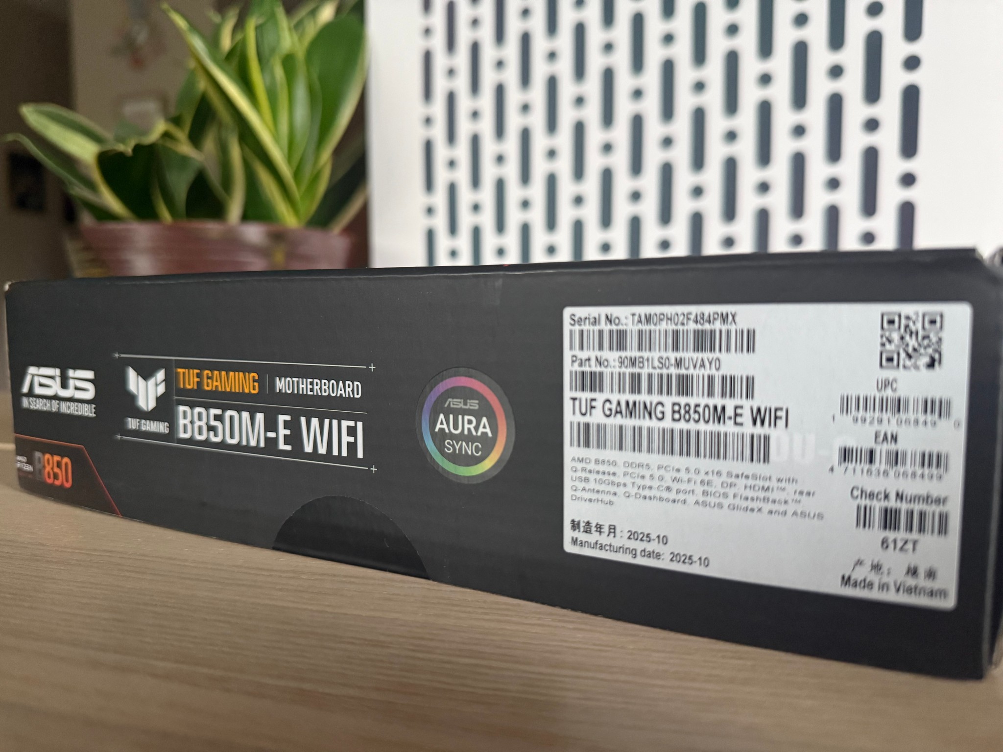 TUF Gaming B850M-E Wifi 6E - mATX - Brand New in Box